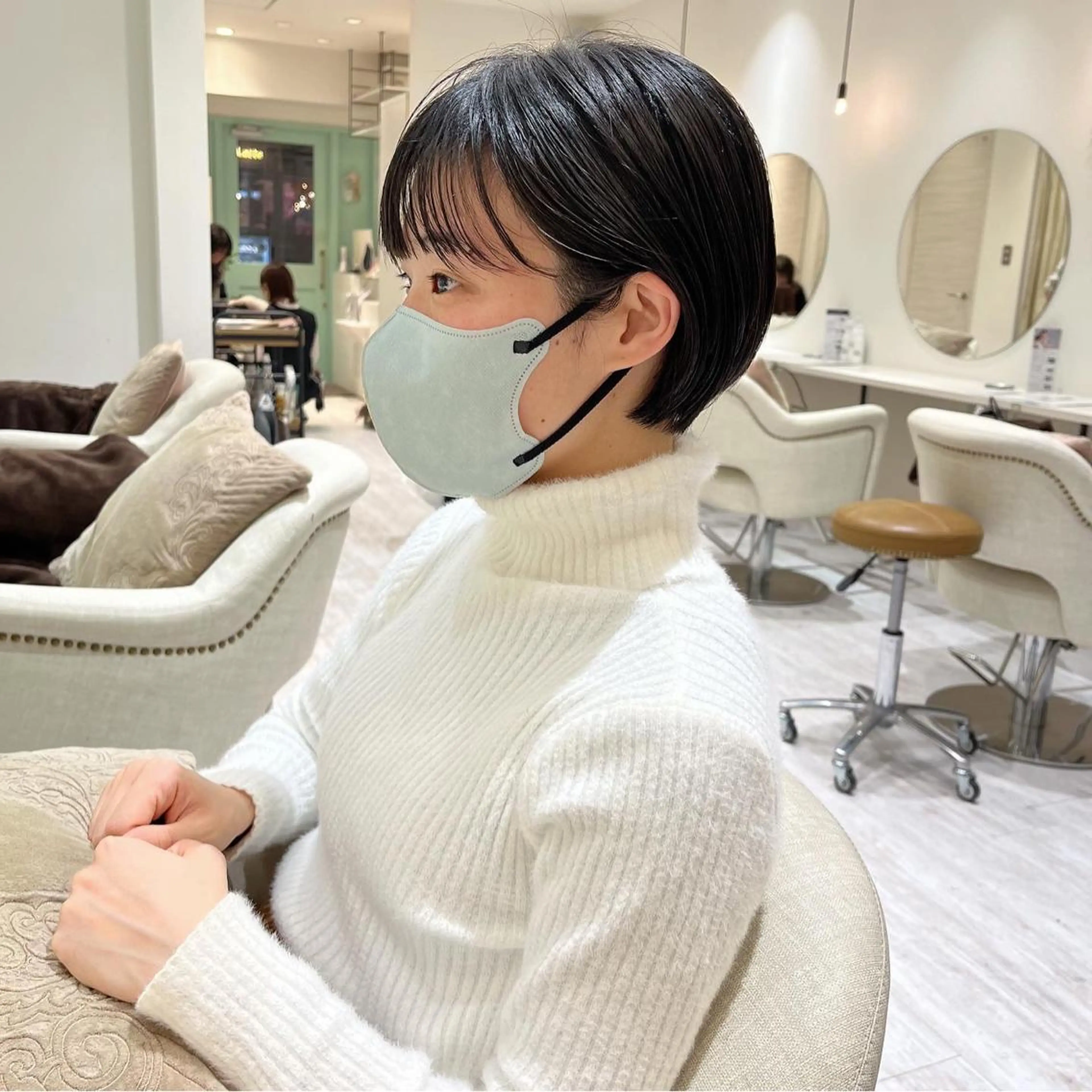 ショート カラー ショートヘア Chiho / 梅田 / ボブ/ パーマのヘアスタイル