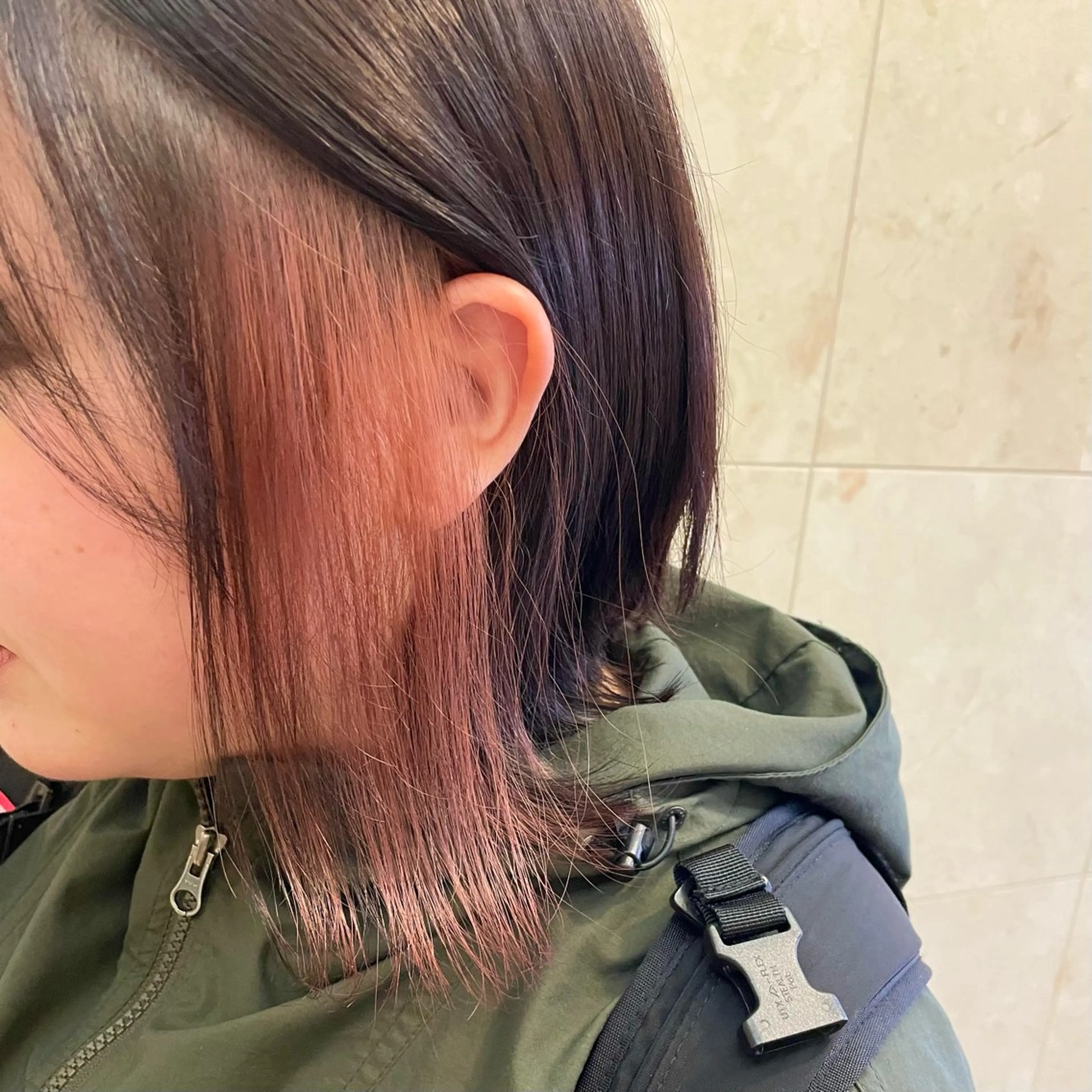 ショート カラー インナーカラー 💝透明感/ブリーチ /れい💝のヘアスタイル