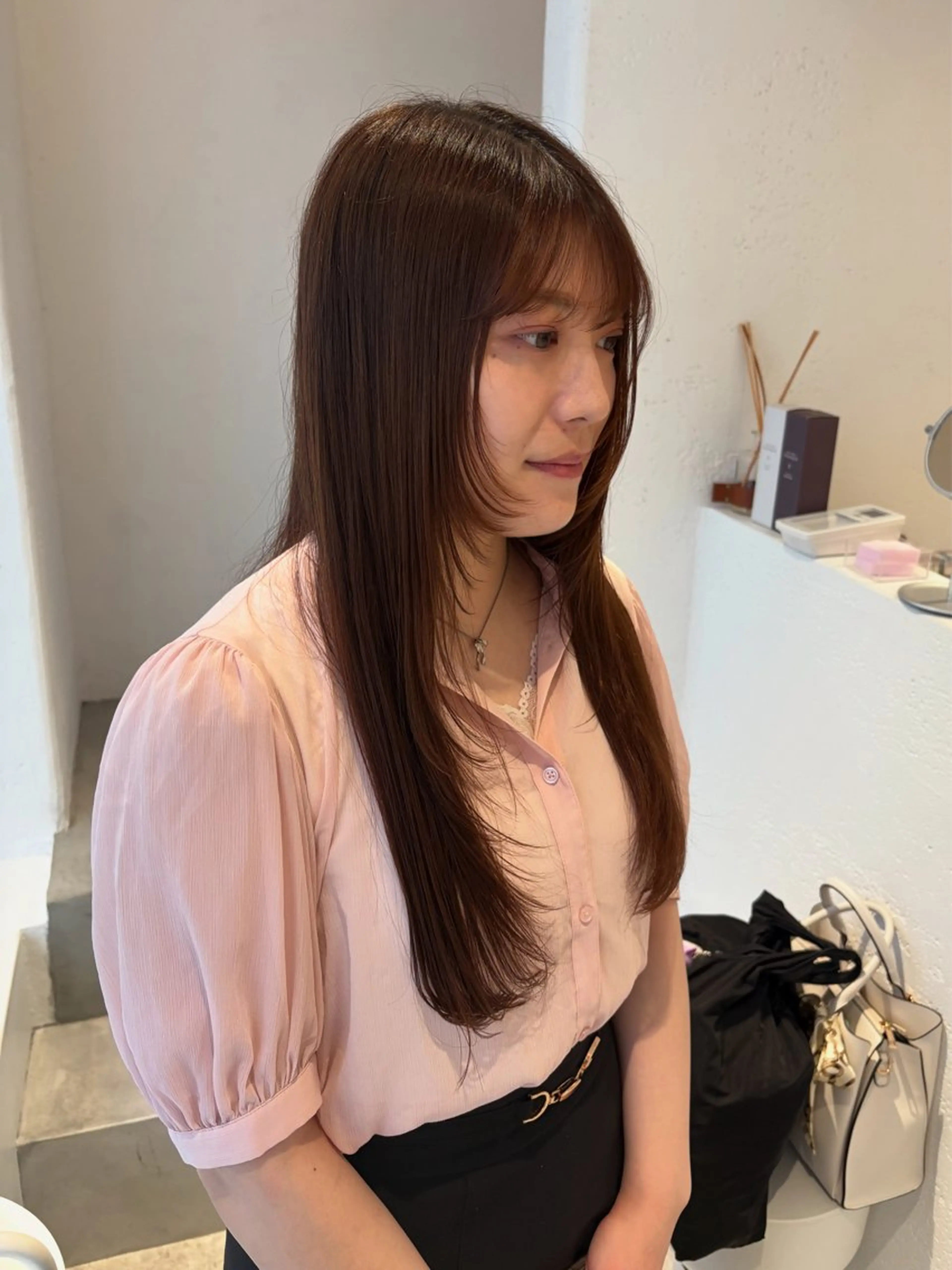 ロング レイヤーカット ロング n a n a / 京都美容室のヘアスタイル
