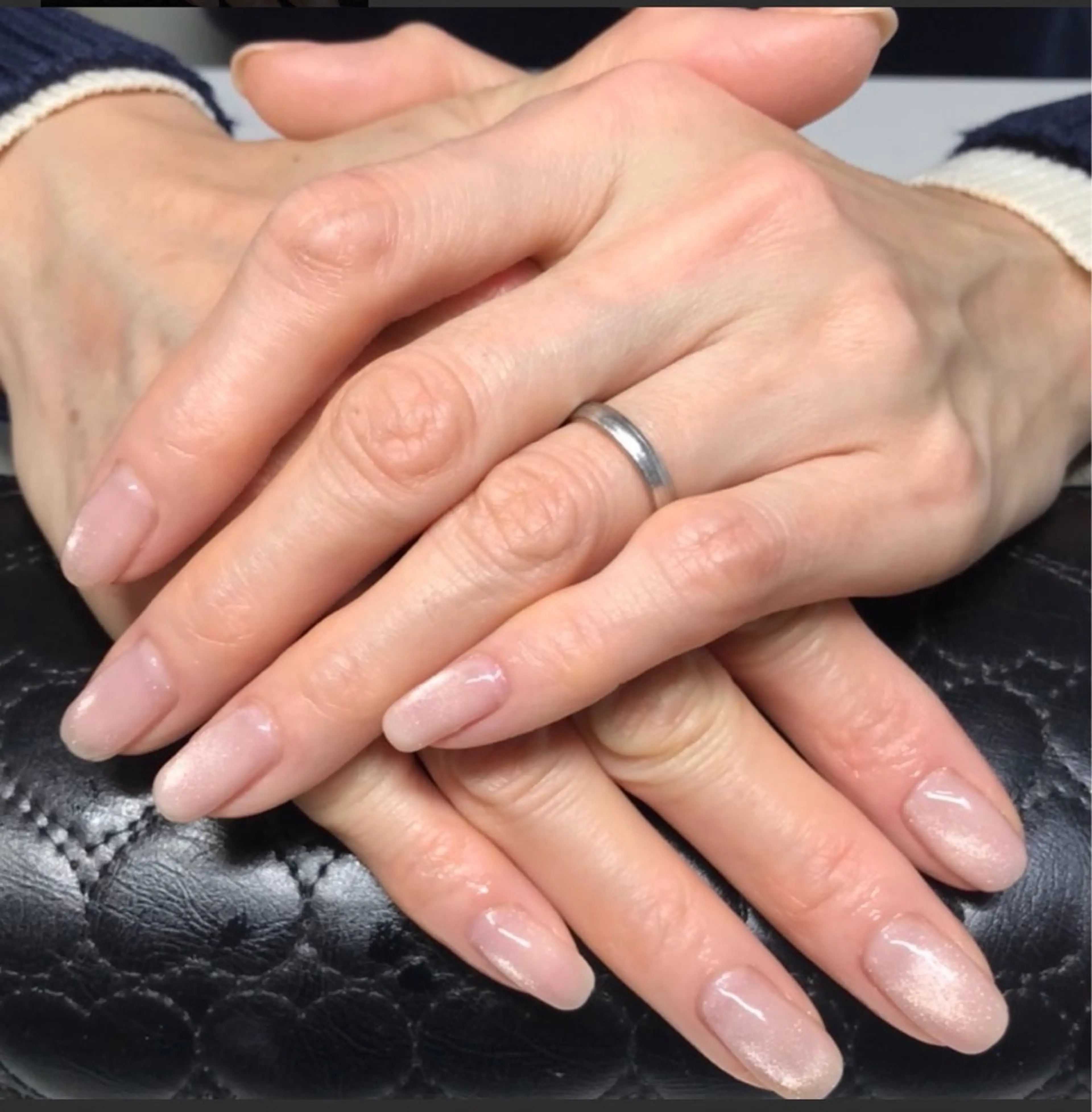 ネイル オフィスネイル ピンク シンプルネイル ハンドネイル Kii nailのネイルデザイン