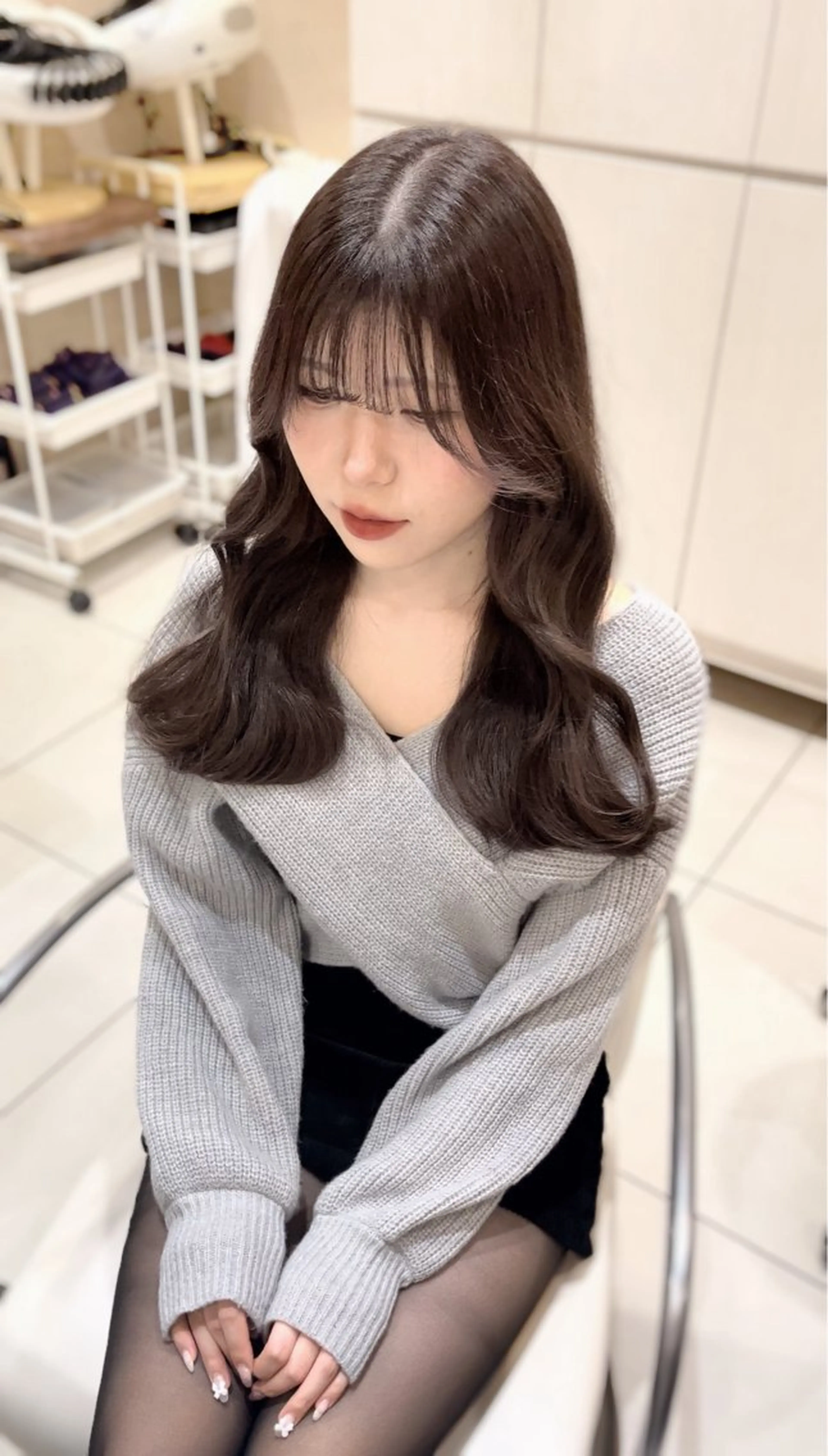 ロング カラー 学生 mako︴ Euphoriaのヘアスタイル