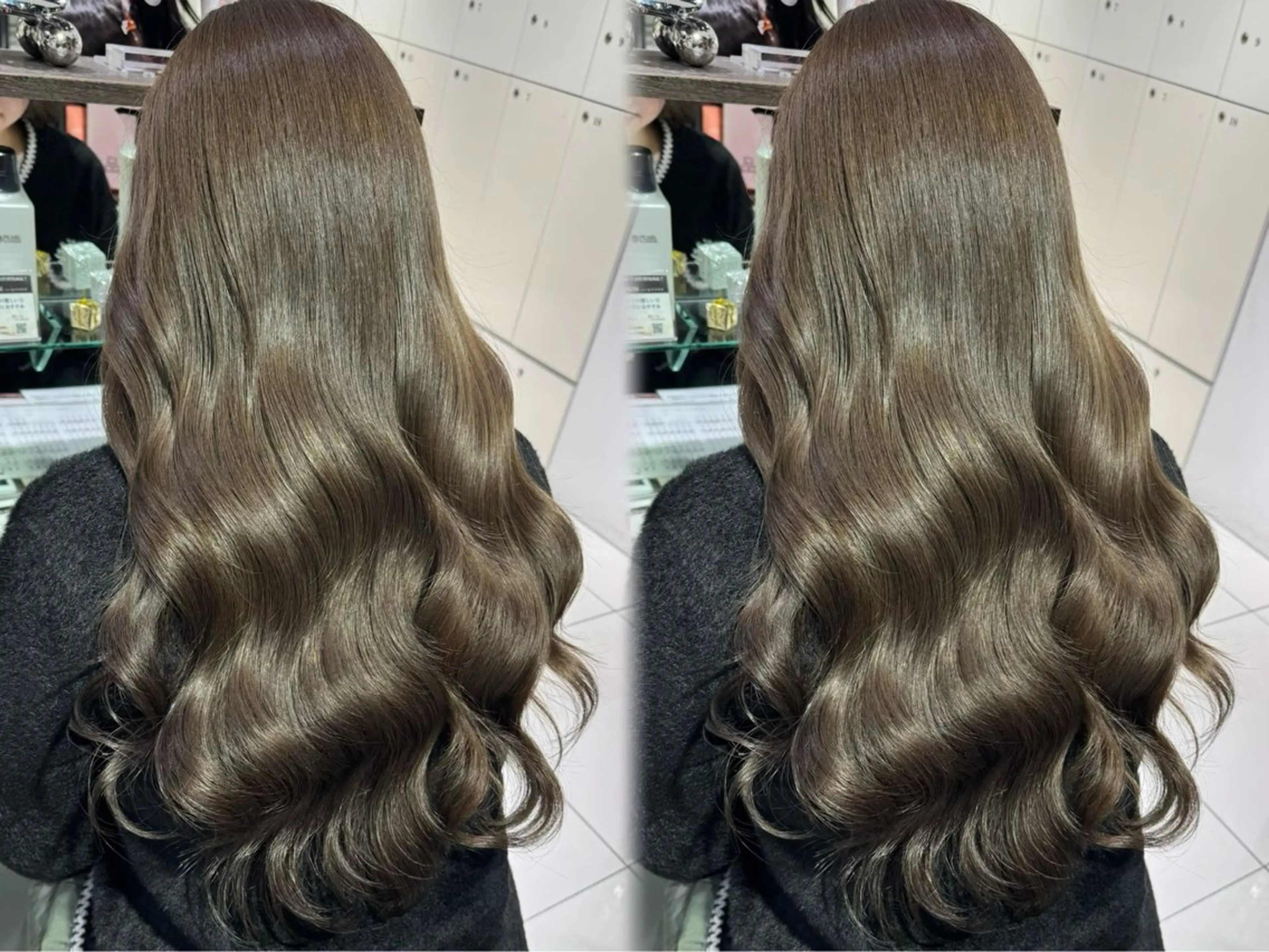 カラー 松井凜花𐙚𓍯 ヘアアレンジ/ツヤ髪のヘアスタイル