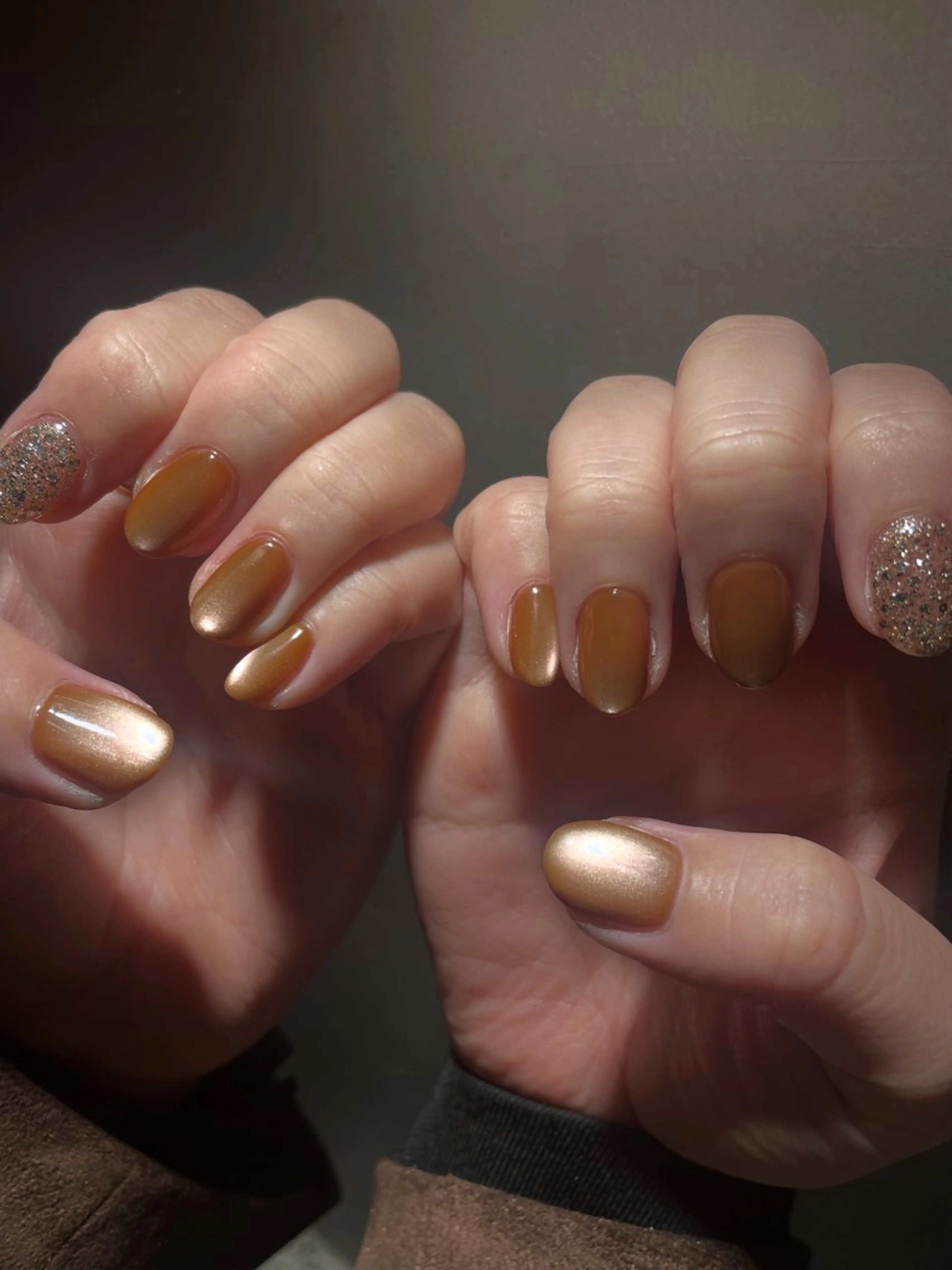 ネイル ハンドネイル Nailsalon Repos.所属・Rika🌼 シンプル•マグネットのネイルデザイン