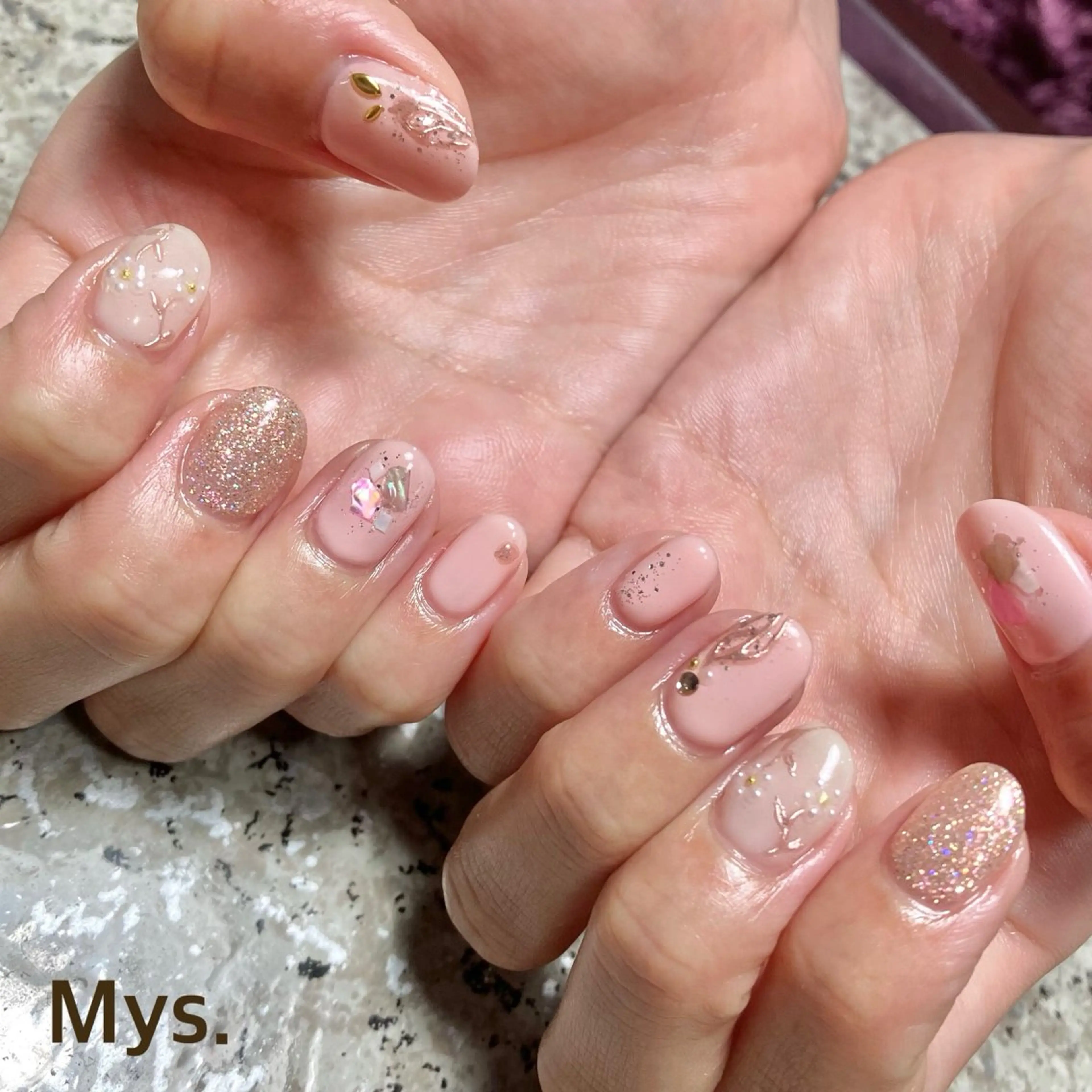 ネイル ハンドネイル Mys. 三上紗紀のネイルデザイン