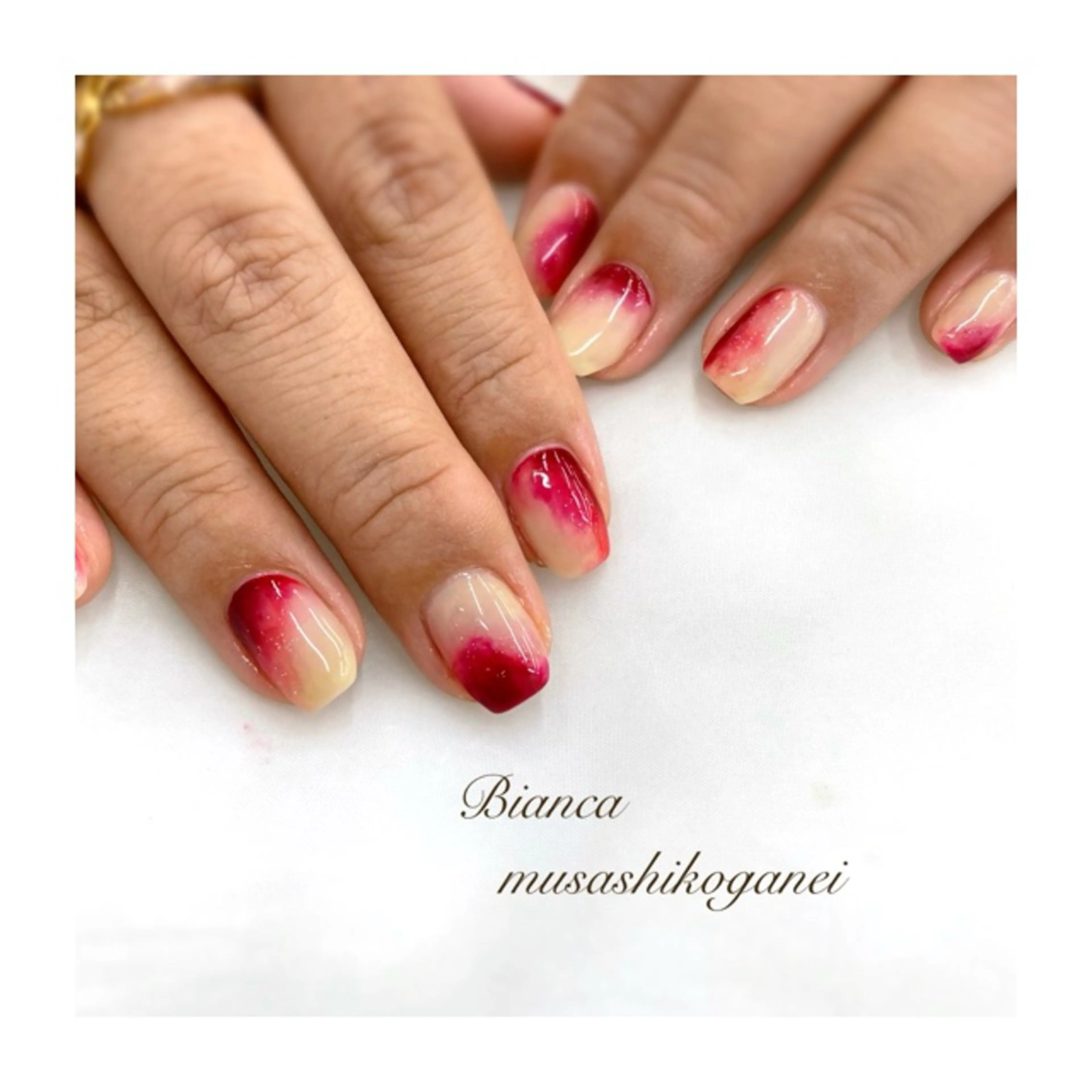 ネイル ハンドネイル Bianca 武蔵小金井　しぎはらのネイルデザイン