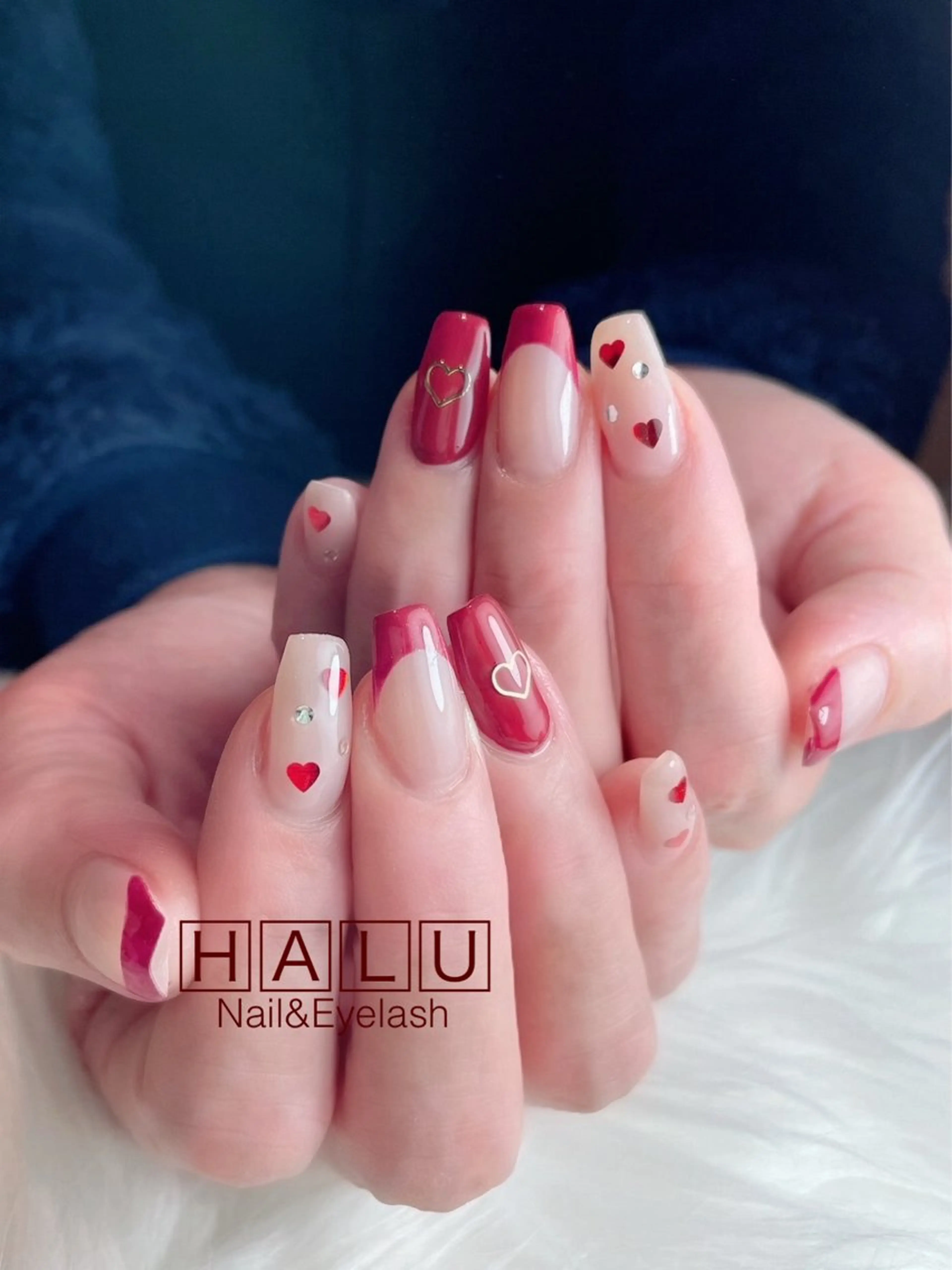 ネイル バレンタイン HALU ハルのネイルデザイン