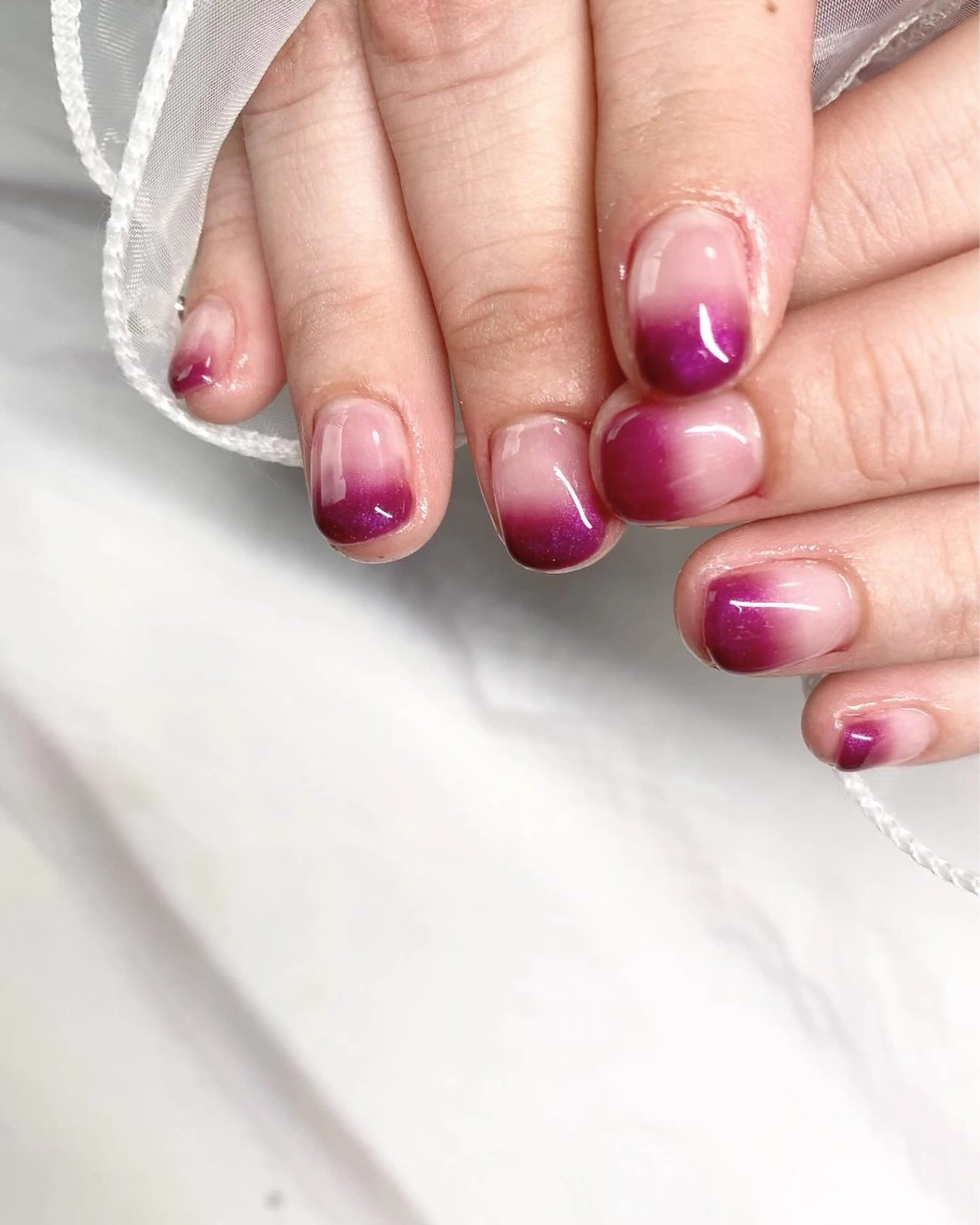 ネイル グラデーション nail salon happinessのネイルデザイン