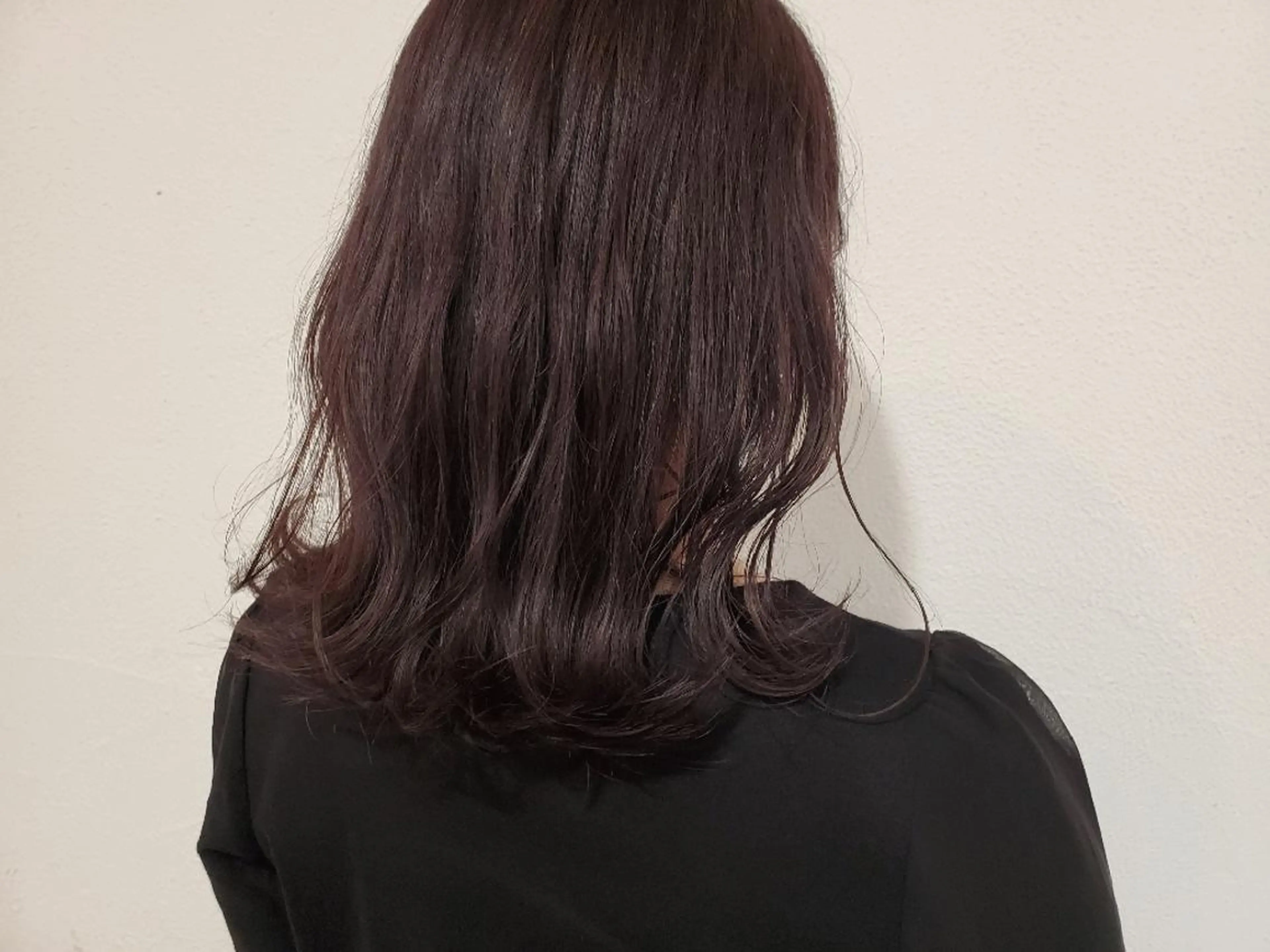 セミロング カラー パ ルのヘアスタイル