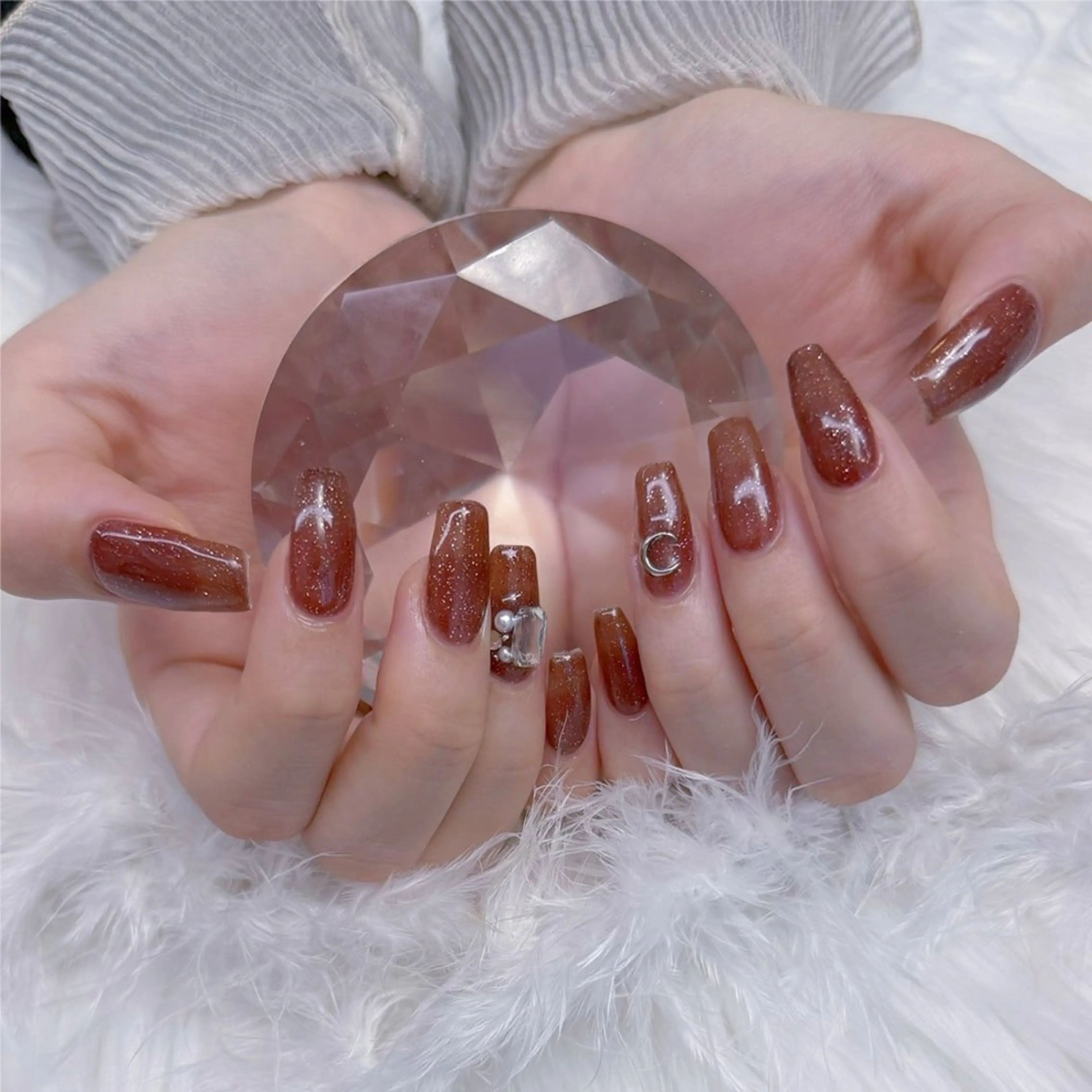 ネイル ハンドネイル Romymoon nail帆南☾ ໋のネイルデザイン