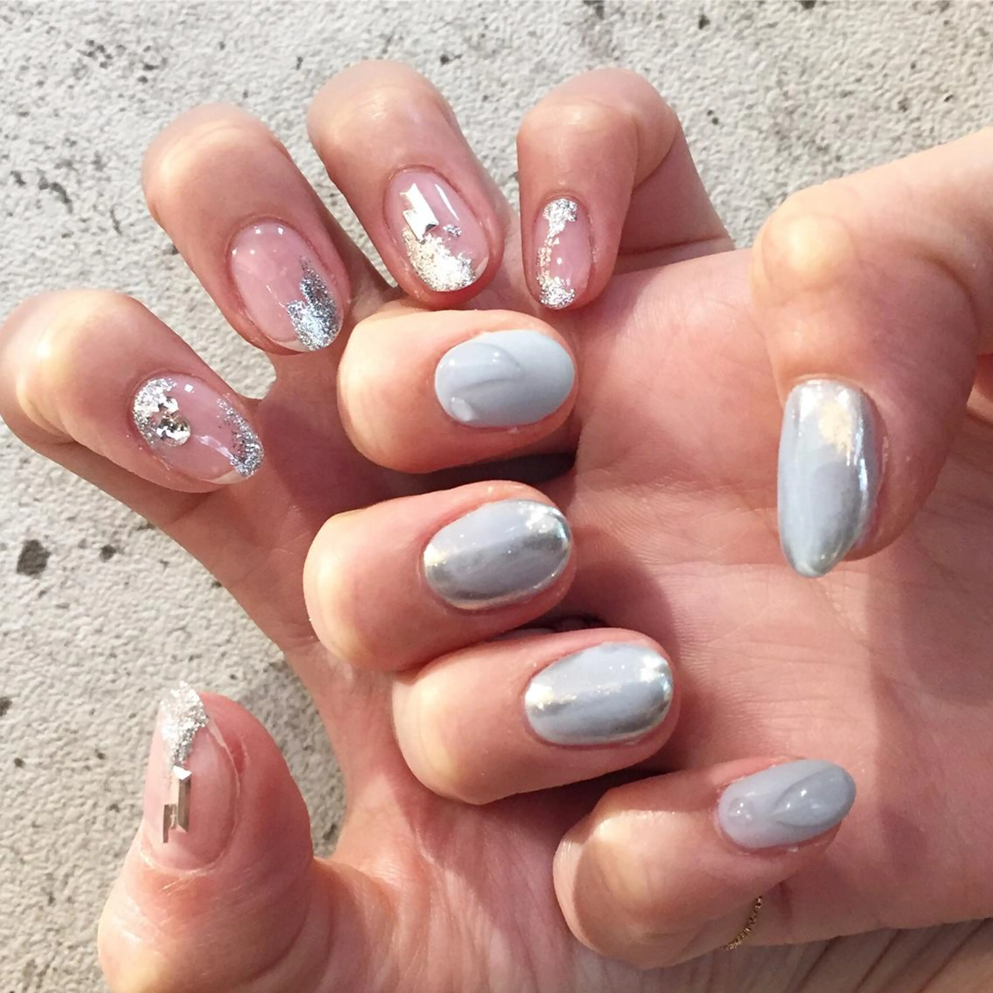 ネイル ニュアンスネイル hair＆nail NO-MU所属・hair＆nail NO-MUのネイルデザイン