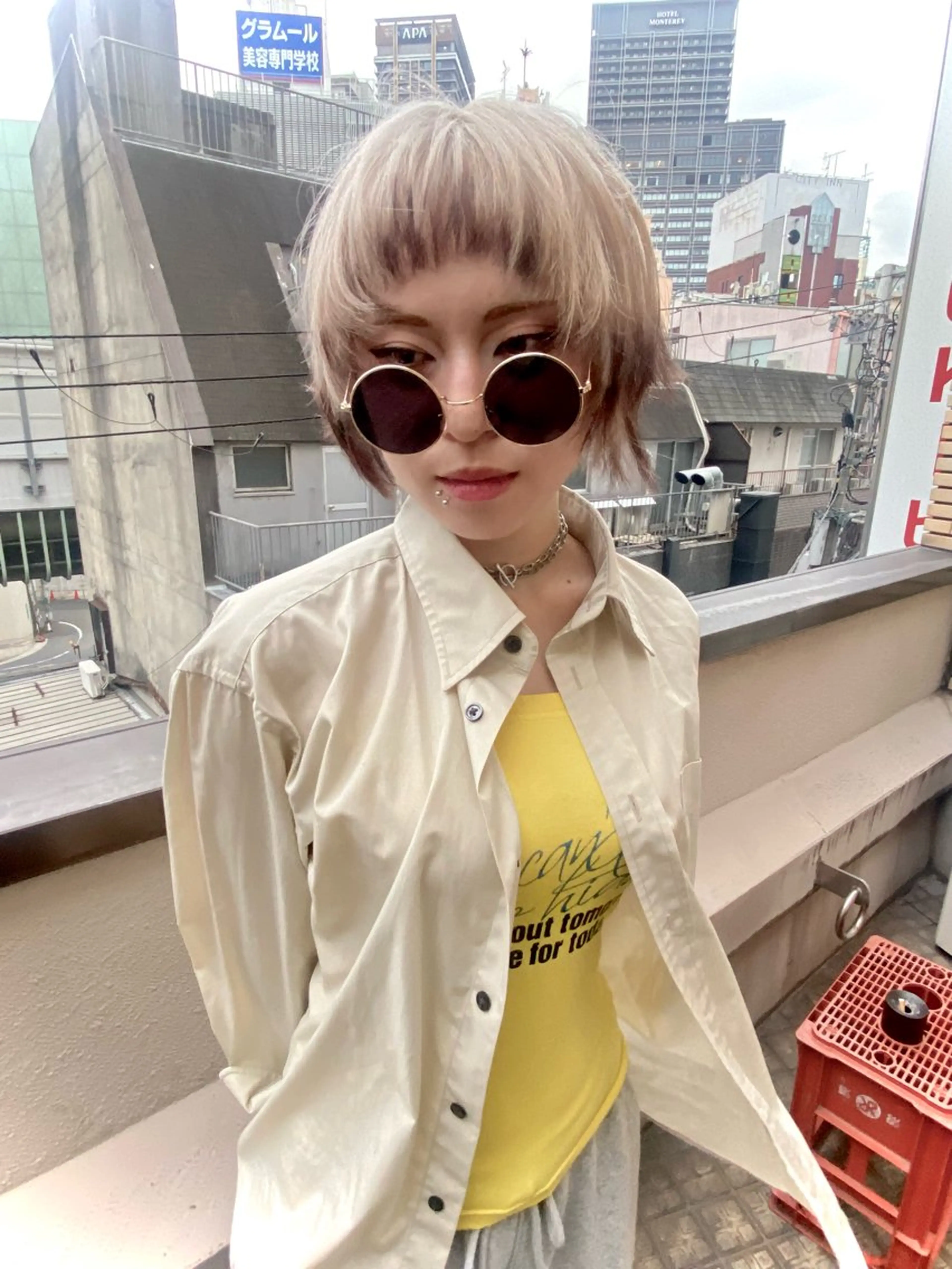 ショート habitt所属・Fu jiのヘアスタイル