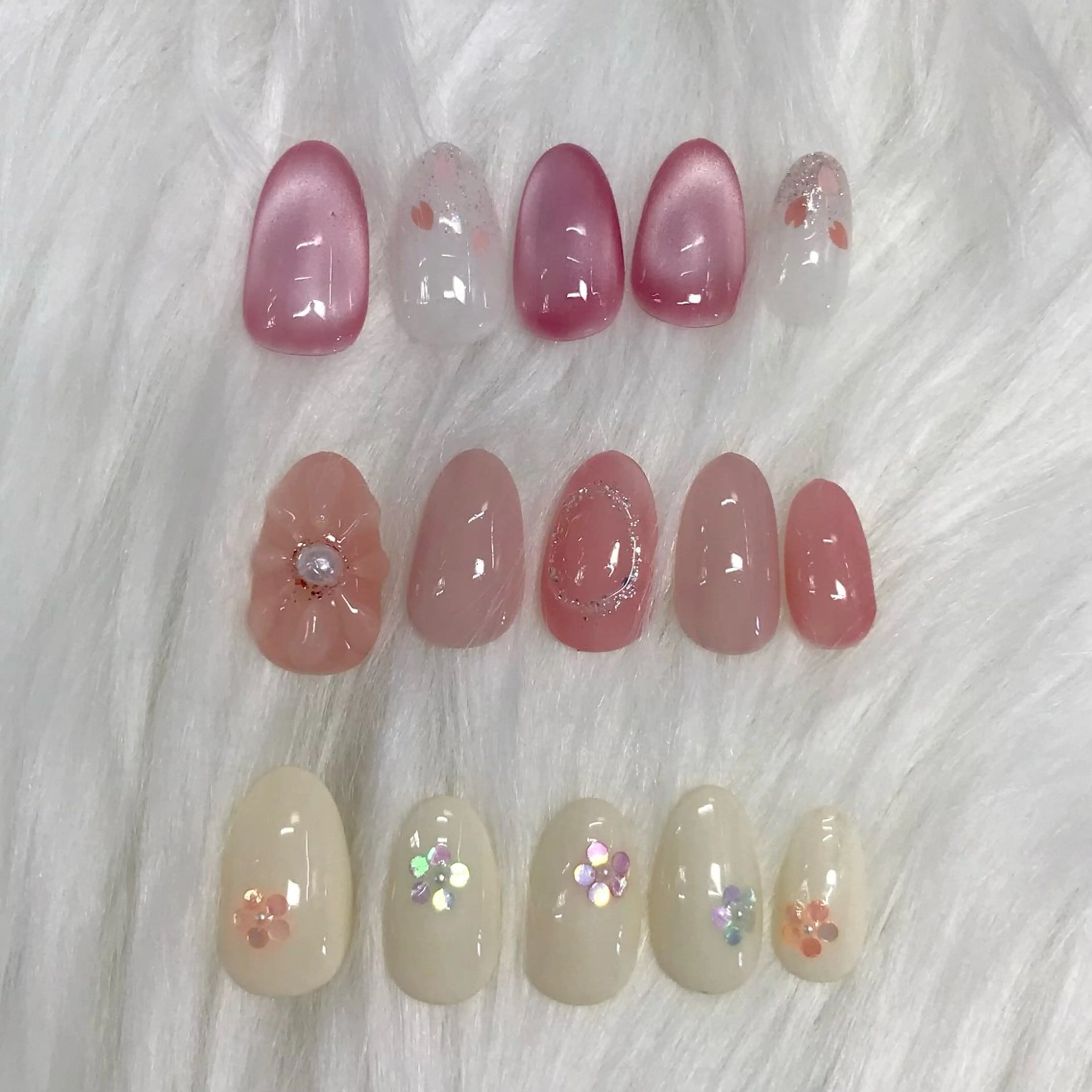 【オフ無し】春ネイル🌷の写真