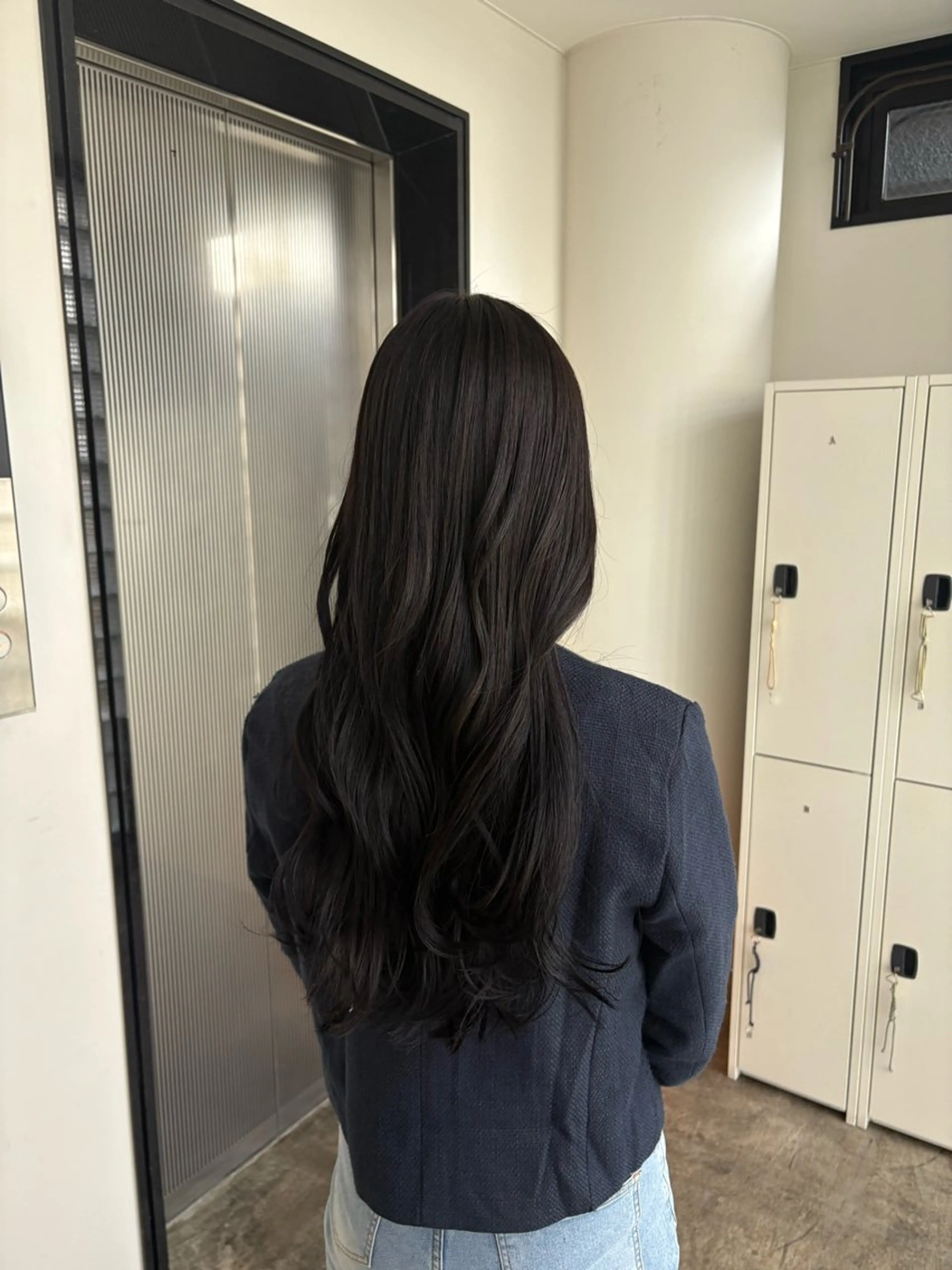 ロング くびれヘア カット 大阪/梅田 ヨシノヒメカのヘアスタイル