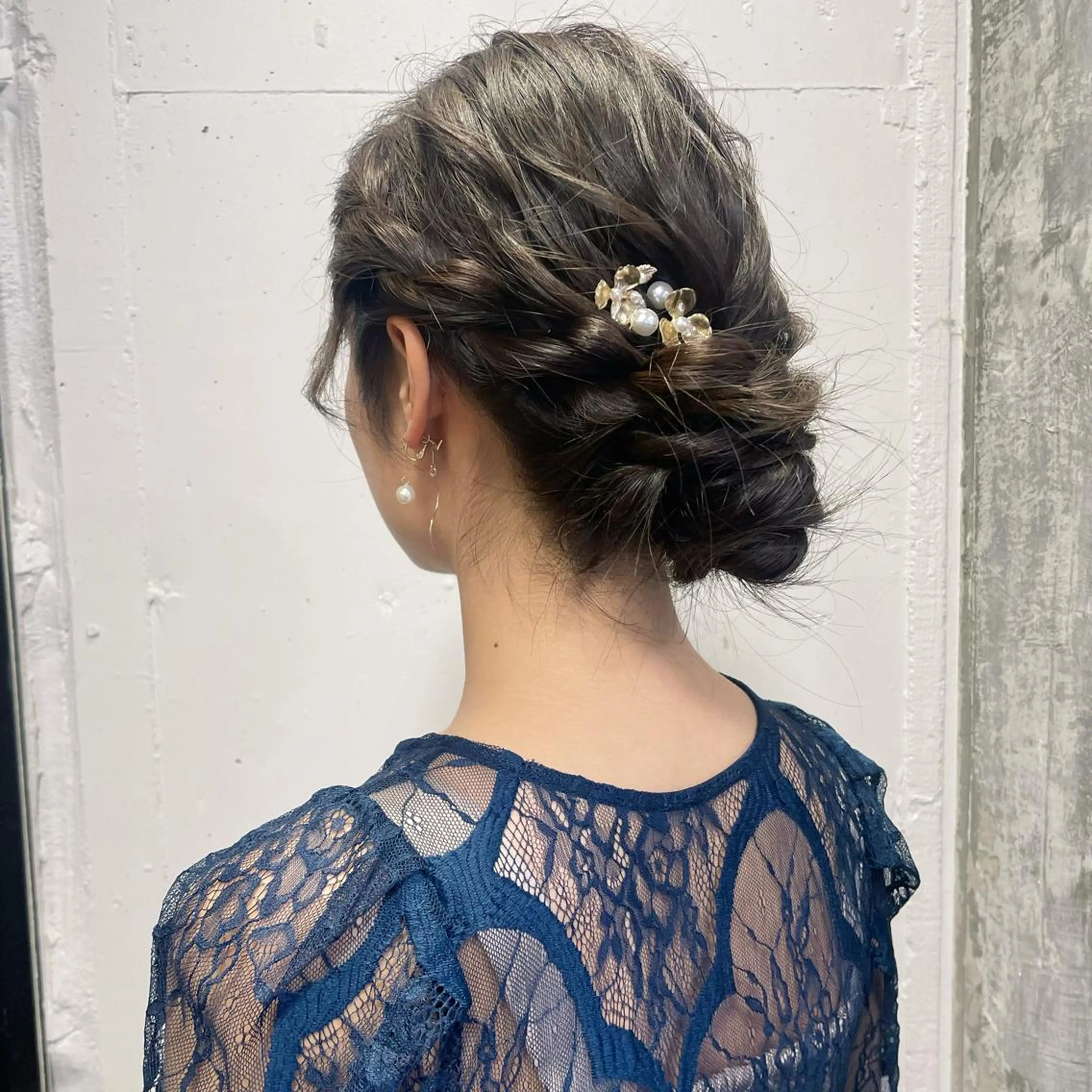 ロング ヘアアレンジ レイヤーカット/ 縮毛矯正/ミサキ💐のヘアスタイル