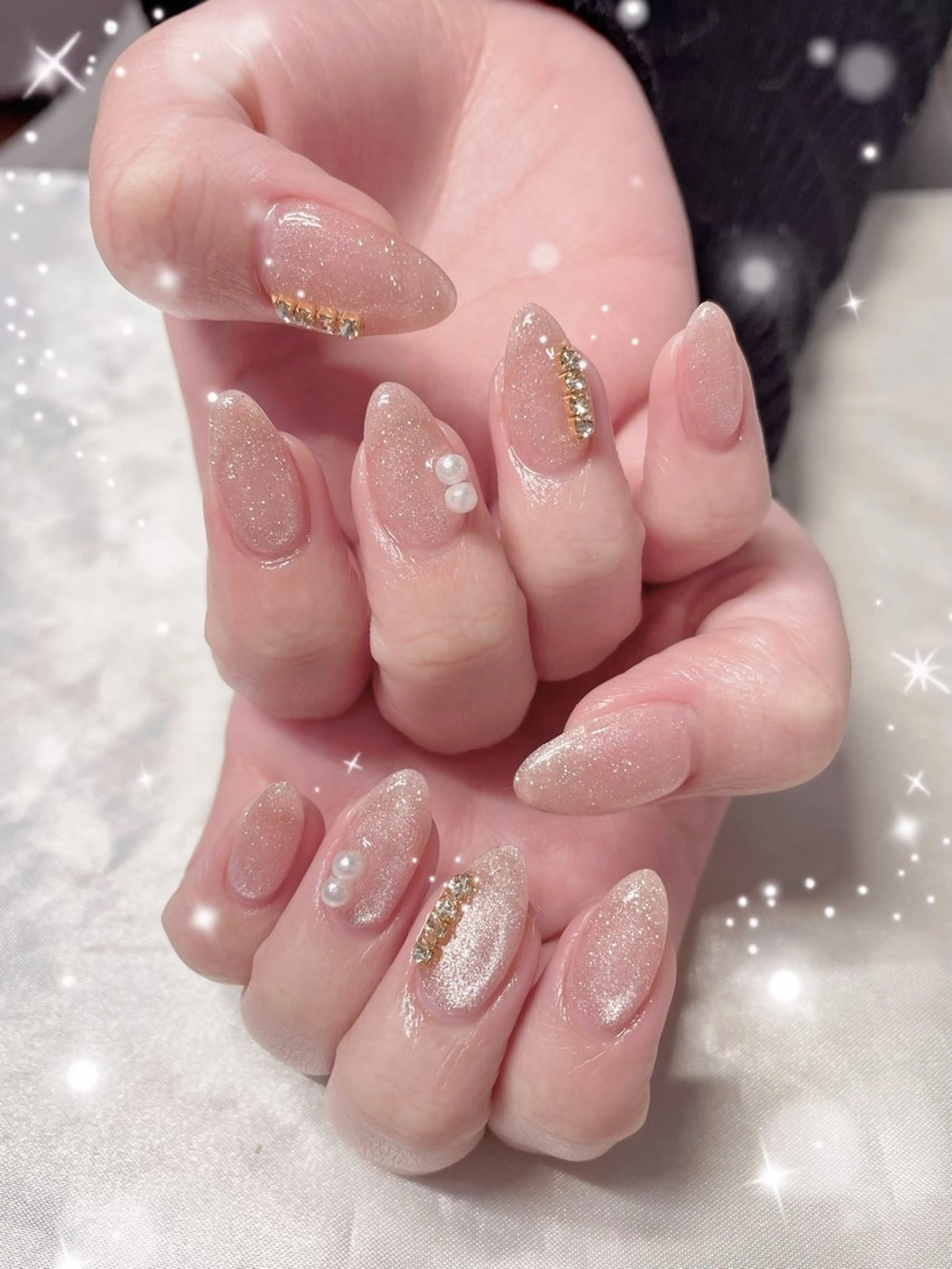 ネイル 長さ出し ハンドネイル RUMI nailのネイルデザイン