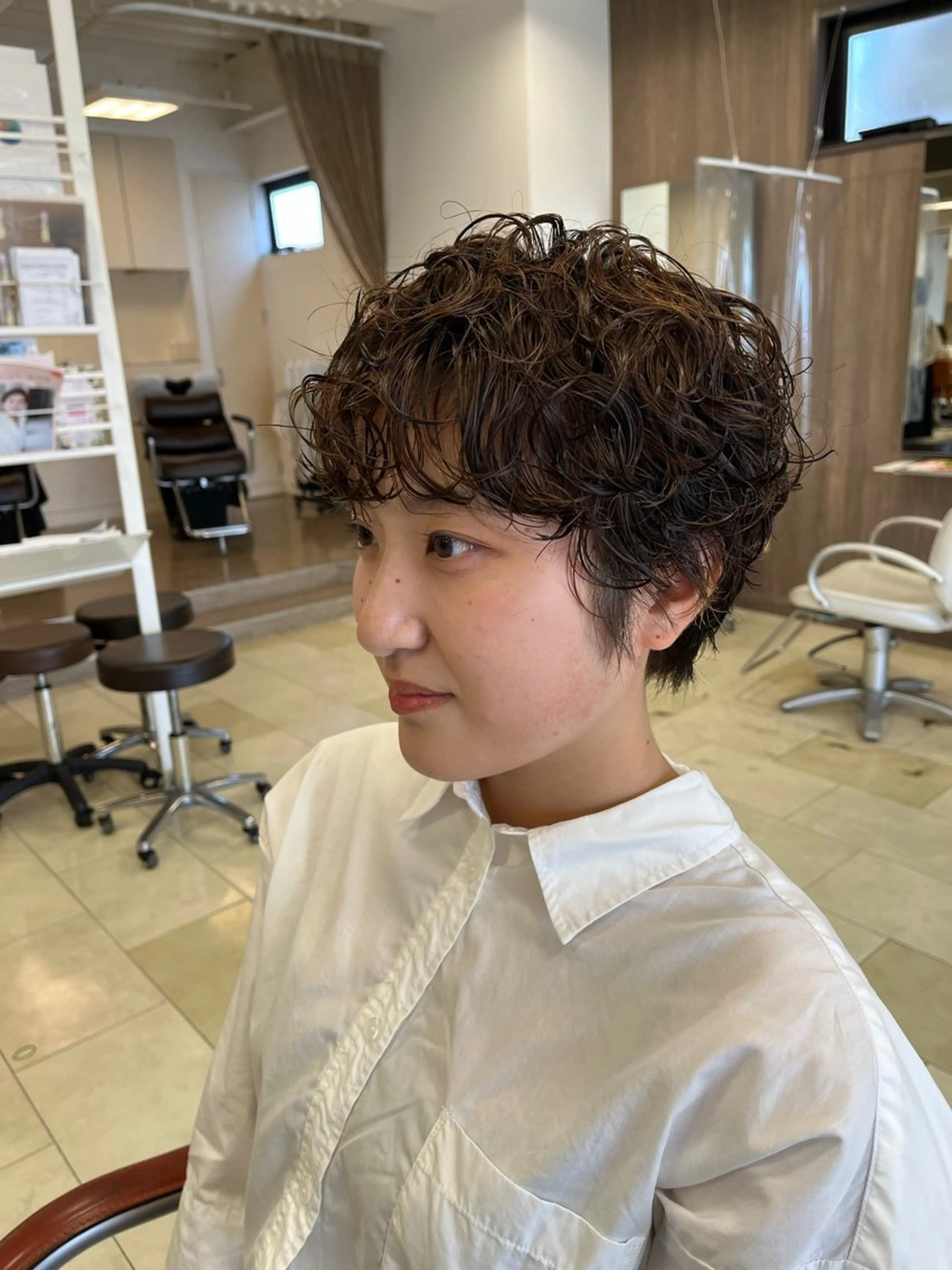 ショート パーマ ショートヘア カット パーマ トリートメント TORAYA所属・メンズカット/ hattoriのヘアスタイル