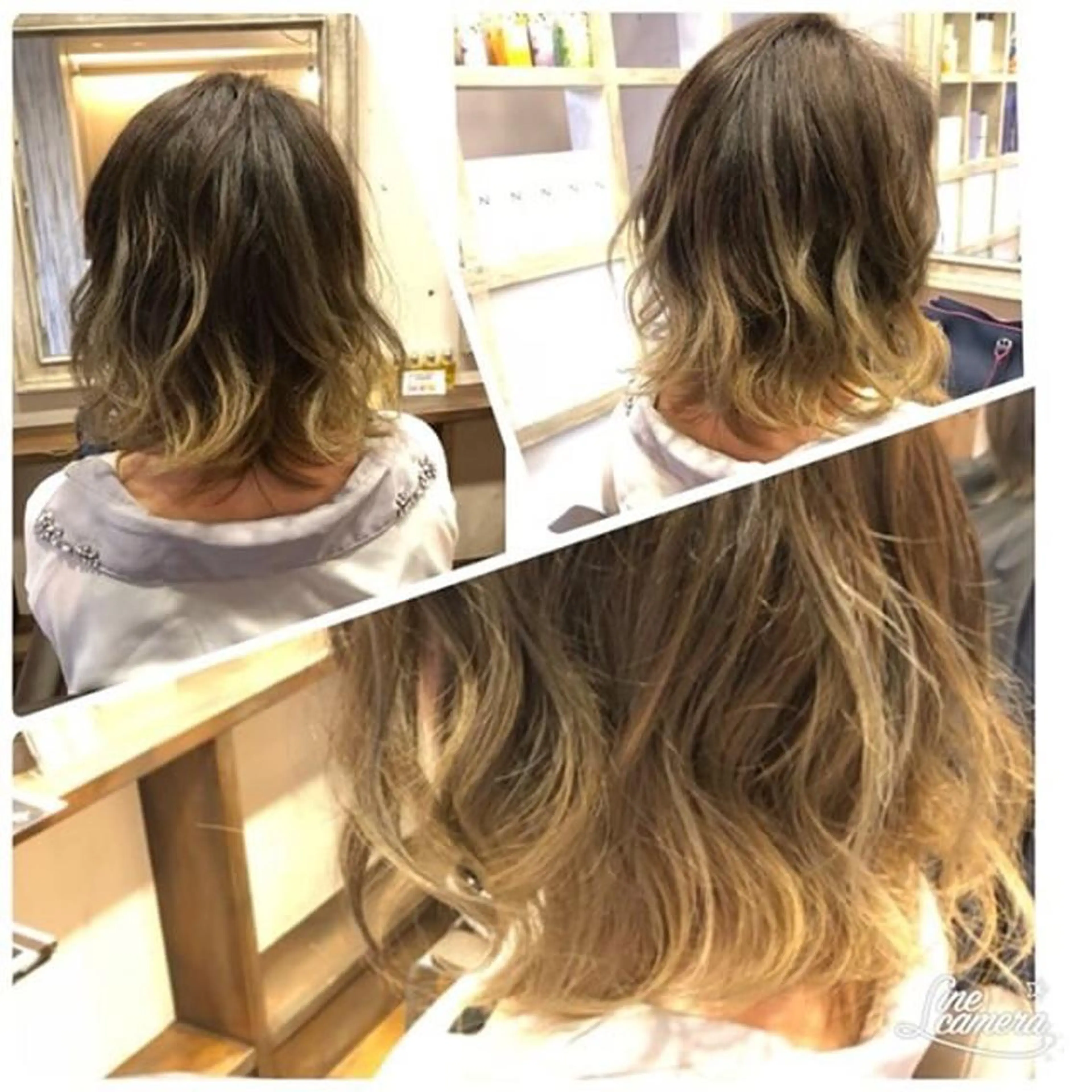 ミディアム ケアブリーチ&シール エクステの店和田翔莉のヘアスタイル