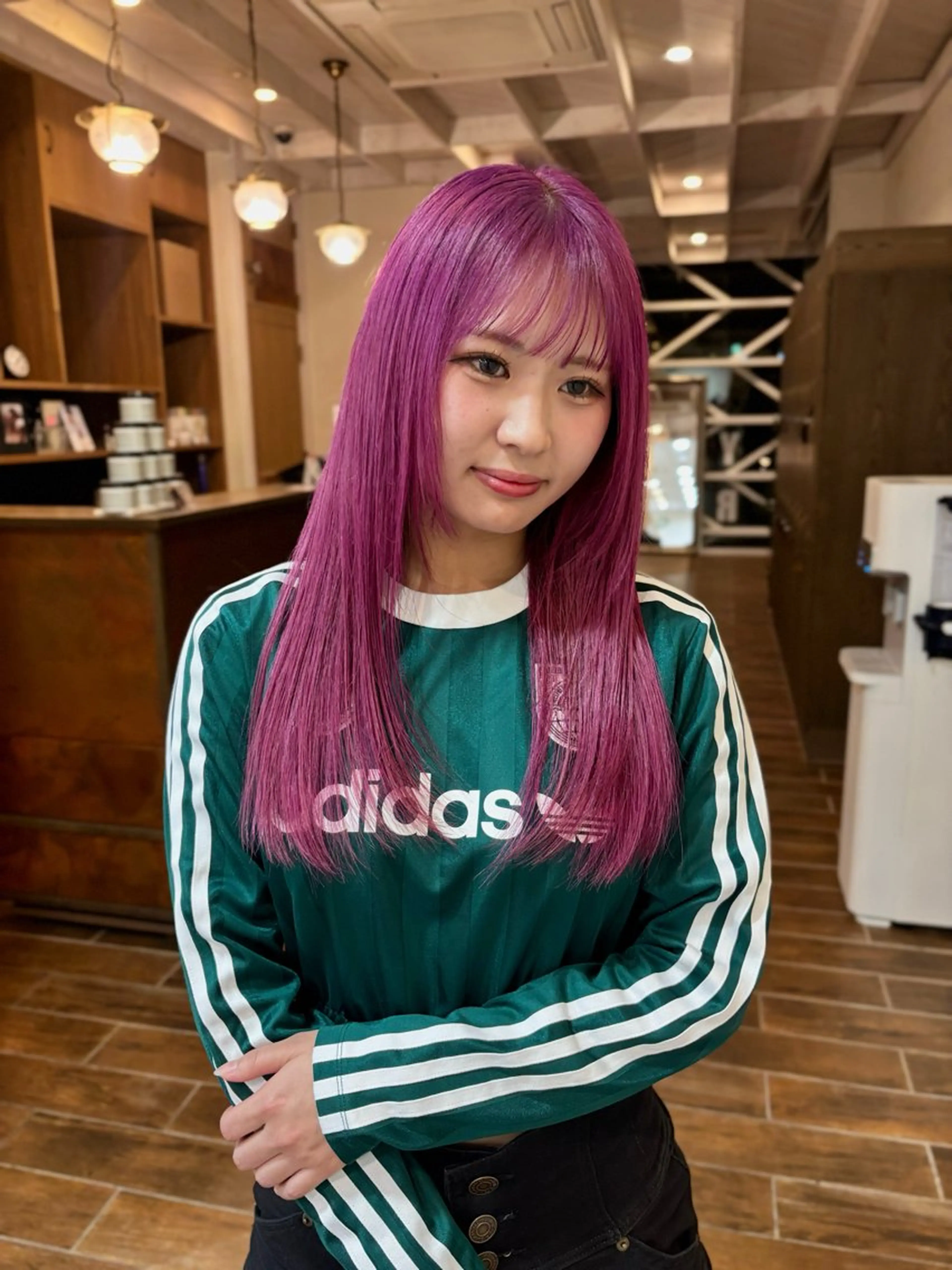 ロング カラー ヘアカラー ハイトーン/デザイン カラー/るいのヘアスタイル