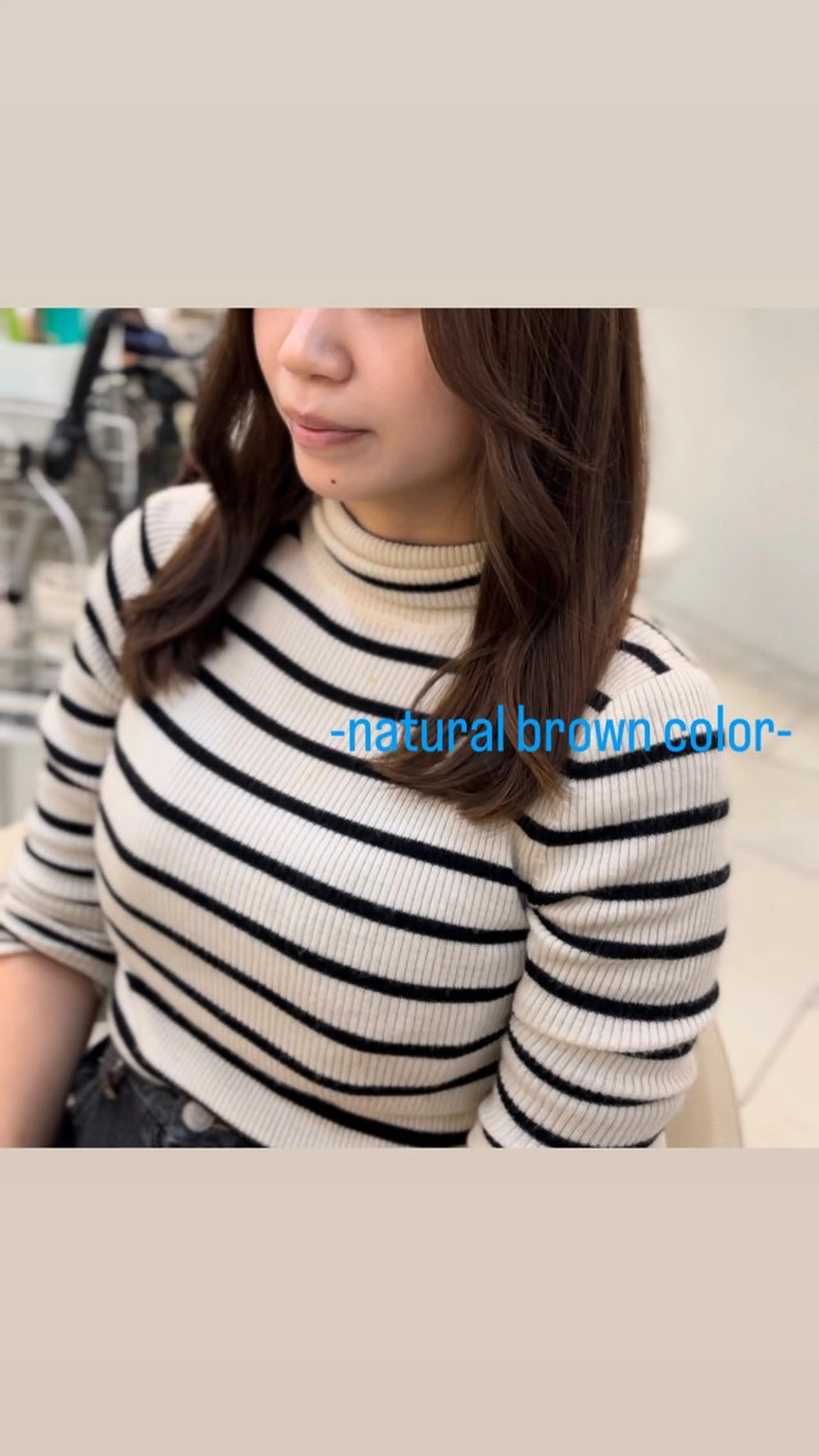 ロング カラー 似合わせカット暖色 カラーhiyonaのヘアスタイル