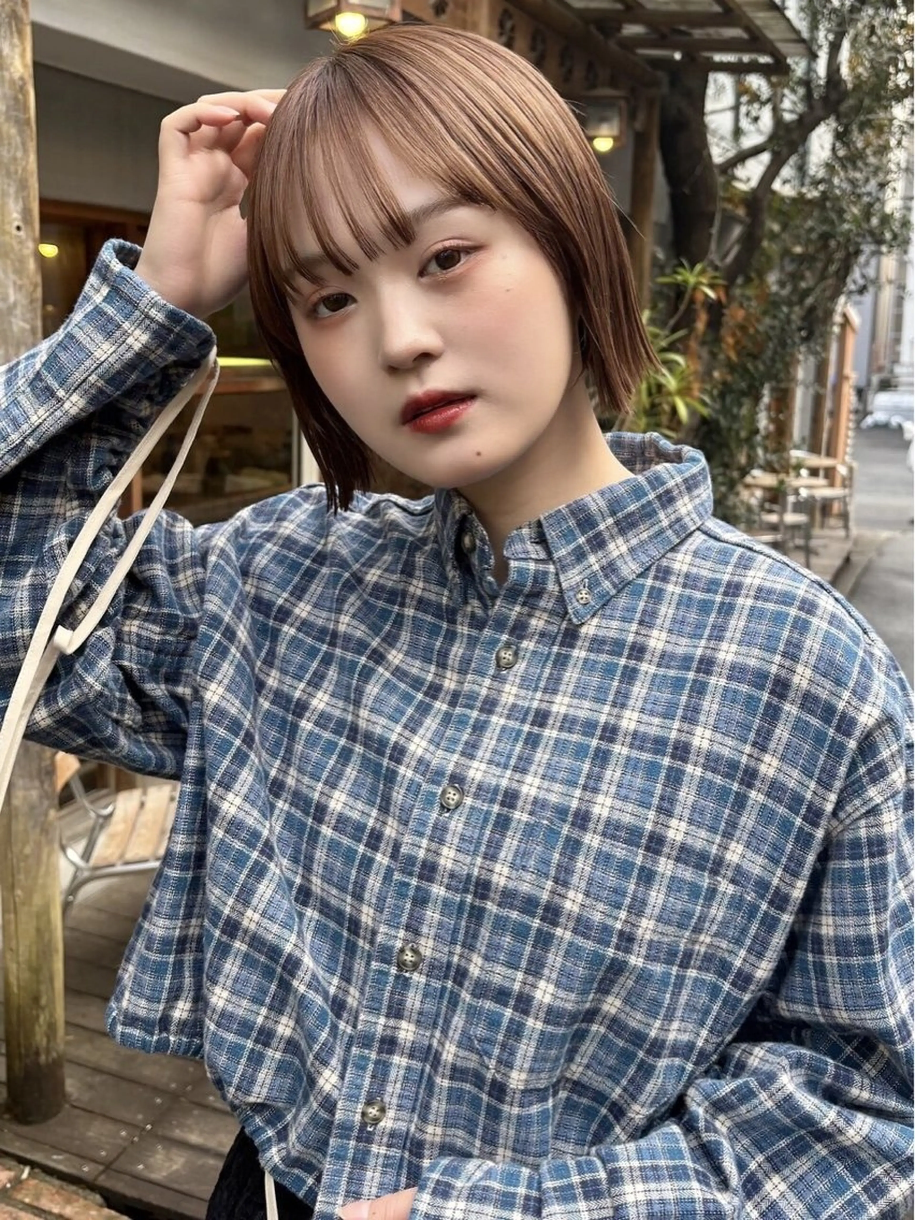 🍋ツヤカラー＋香りヘッドスパ 🍋【ブリーチなしカラー / リフトアップ / 小顔効果 / 下北沢】の写真