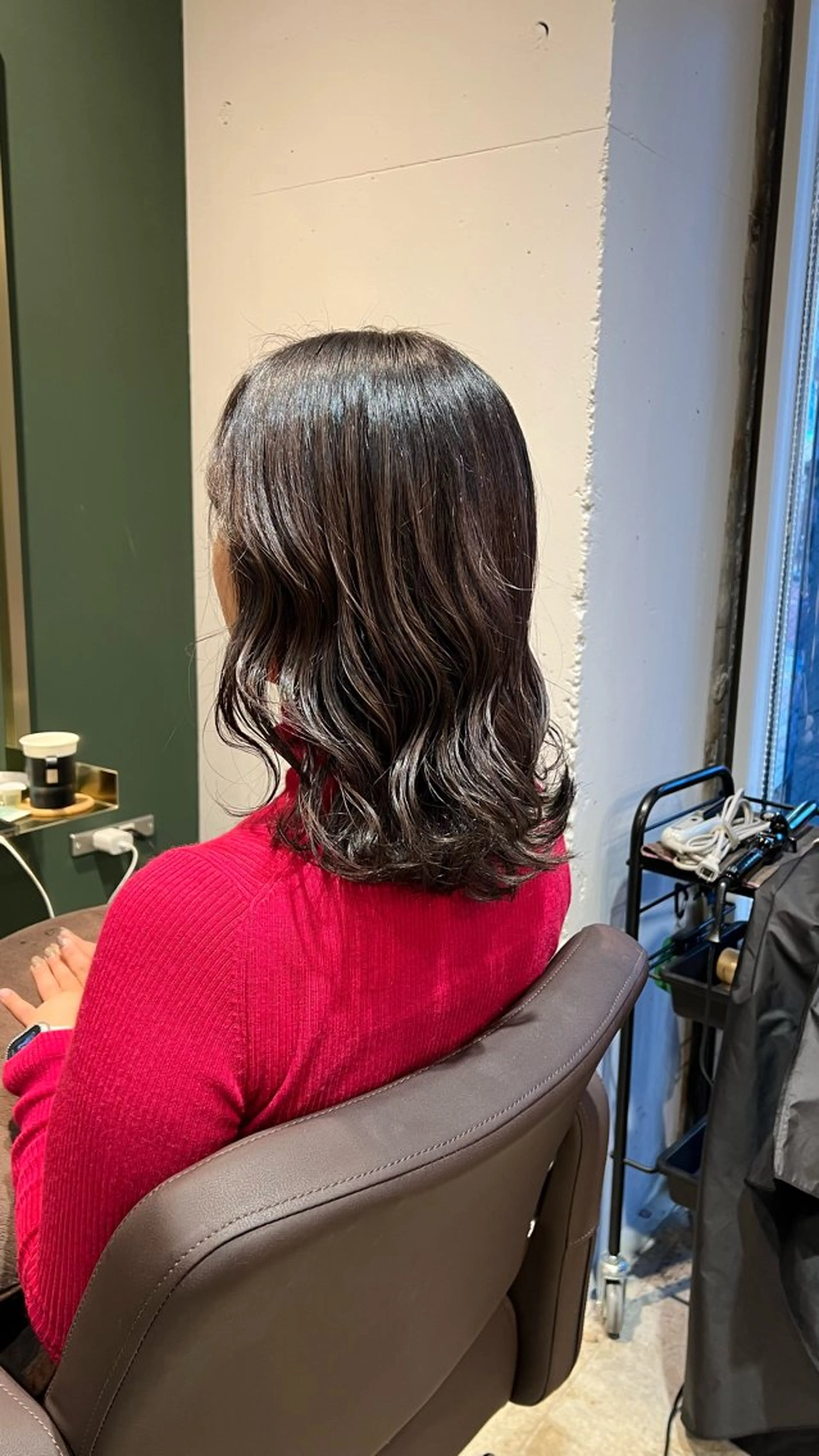 ミディアム カラー ブラウンカラー ピンクカラー ヘアカラー トリートメント ヘッドスパ カラースペシャリスト しょう🧑🏼‍🎨のヘアスタイル