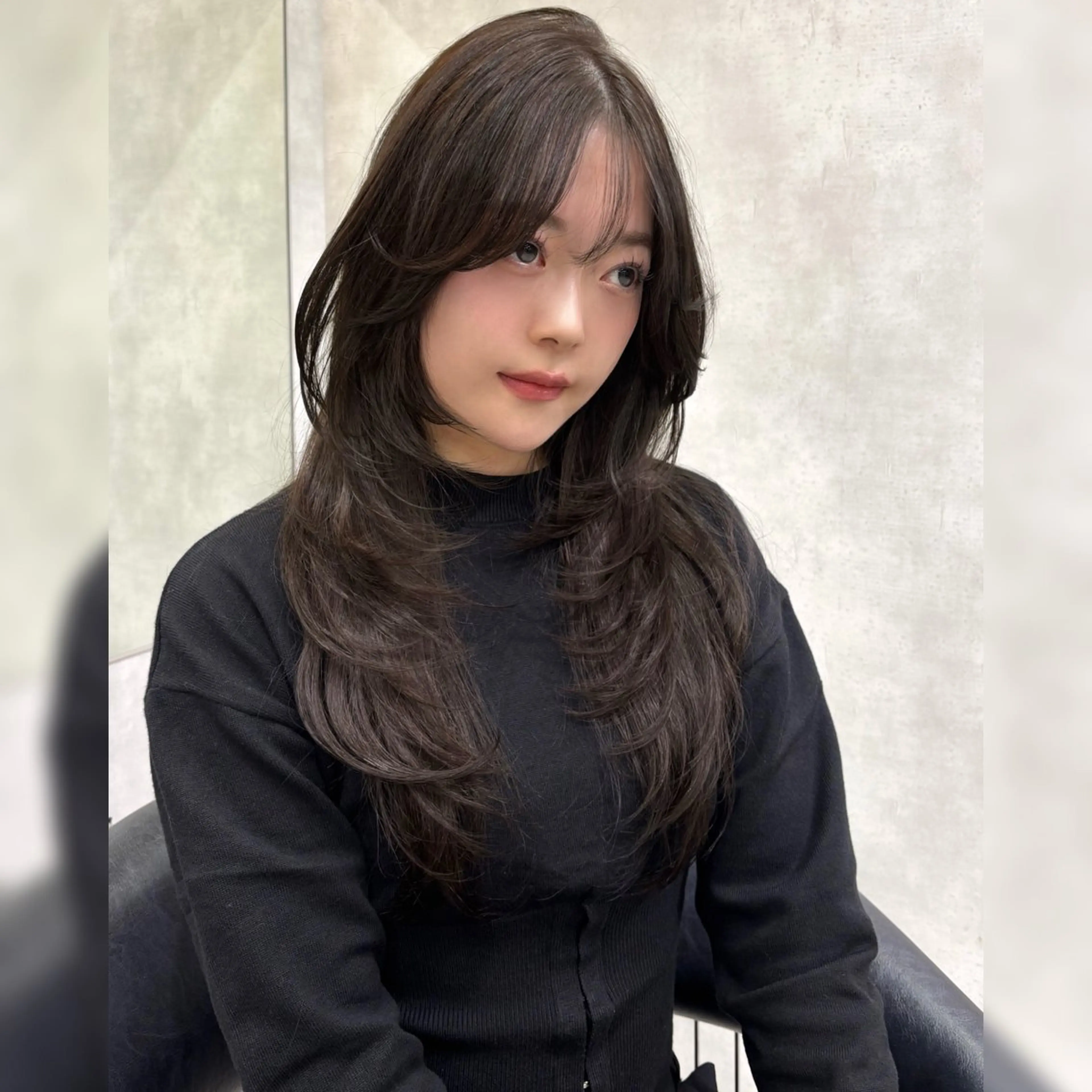 ロング カット 韓国hair🤍/ レイヤー/彩加のヘアスタイル