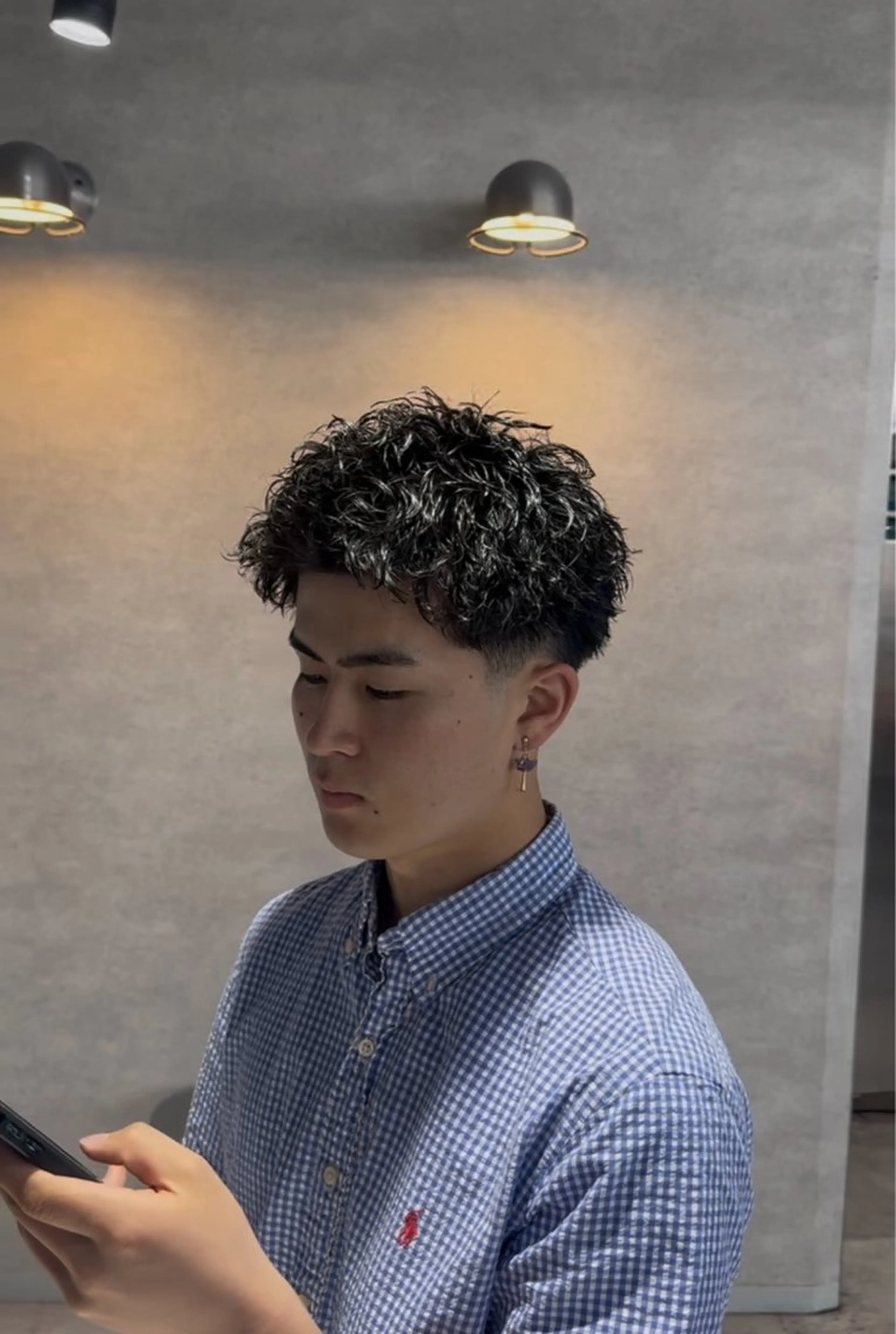 パーマ メンズ カット パーマ メンズパーマ全般/ 似合わせ/ジョウのヘアスタイル