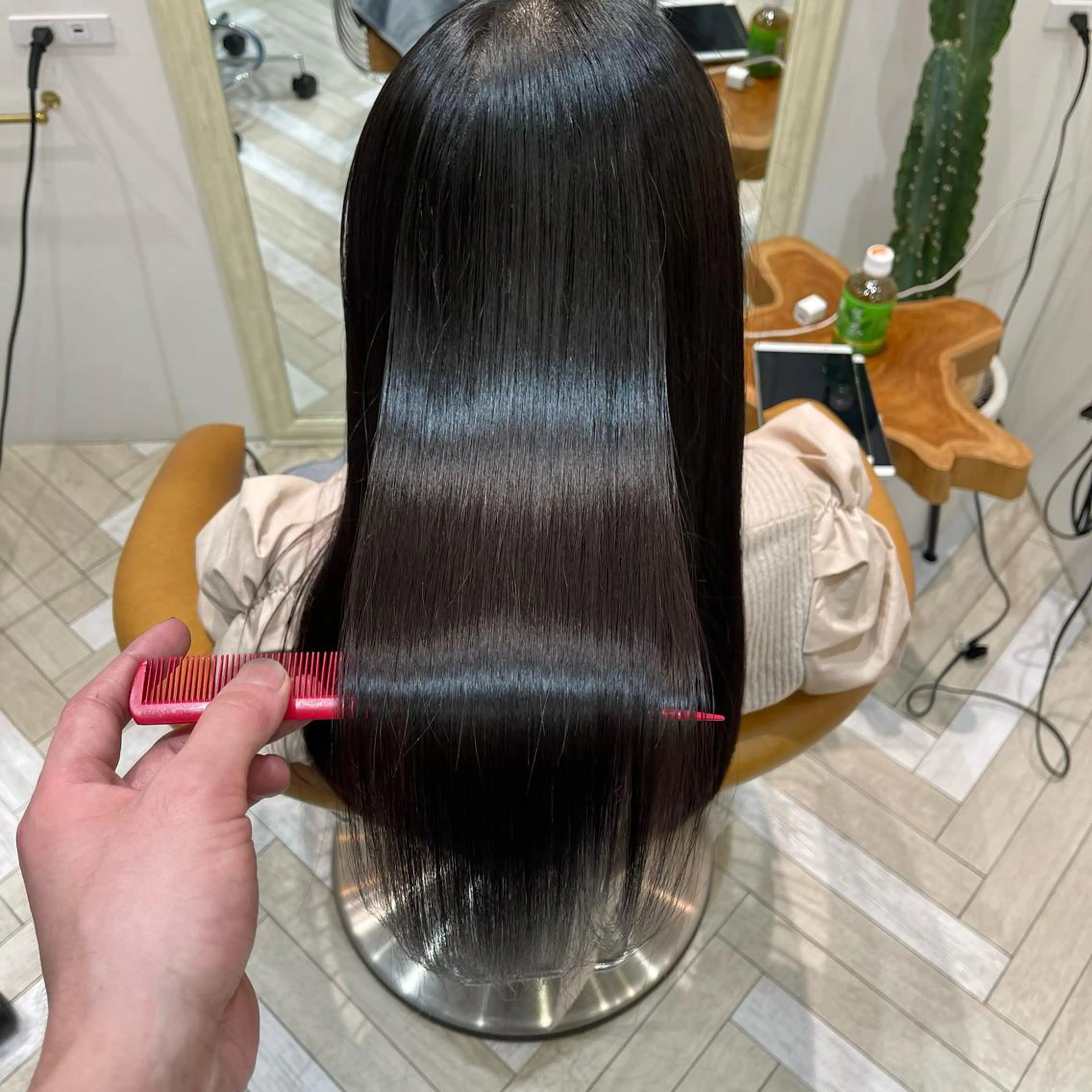 ロング カラー 新宿/髪質改善/ボブ 韓国レイヤー大重聖斗のヘアスタイル