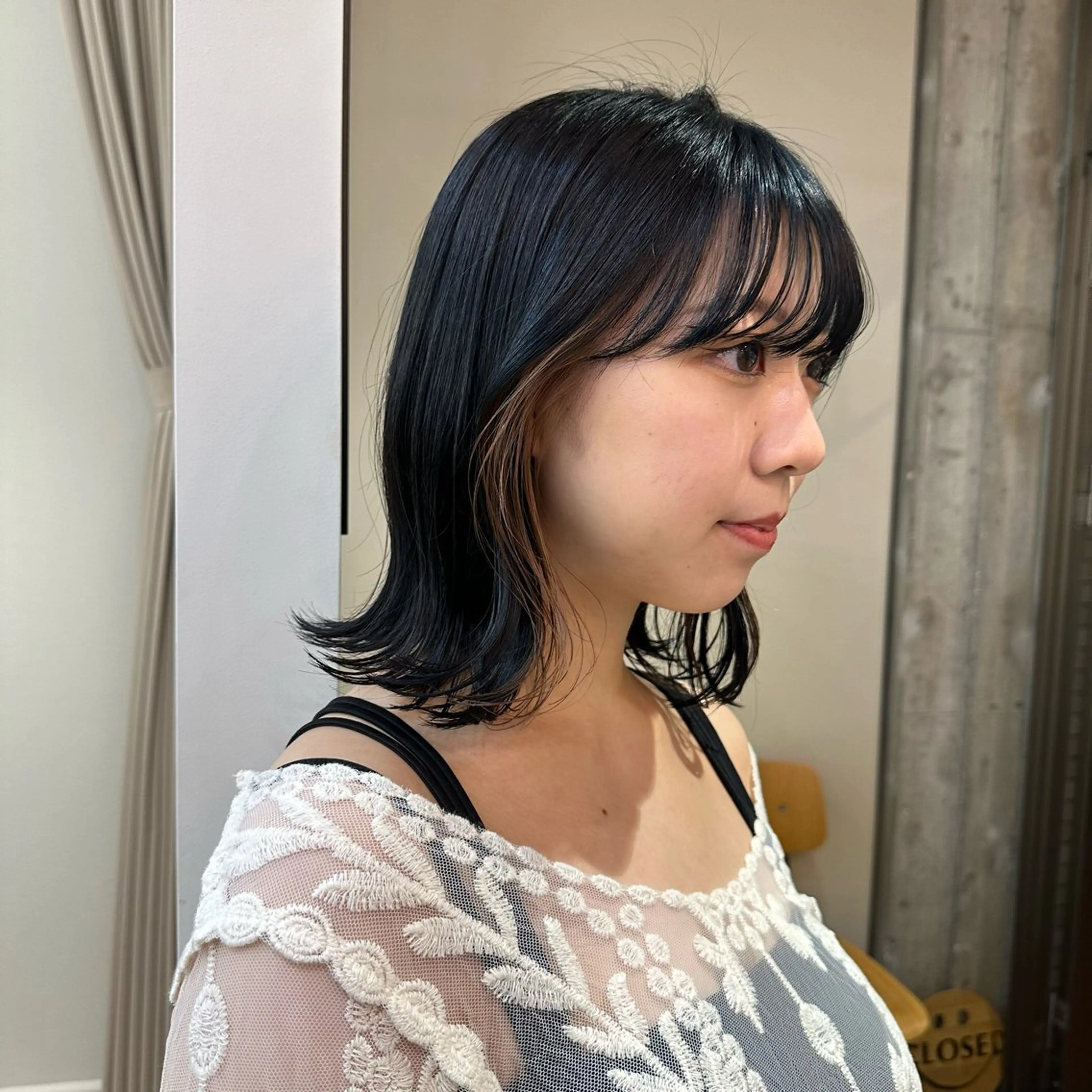 ミディアム カラー OLSEN D.B.A BALLOON HAIR所属・さとう あやかのヘアスタイル