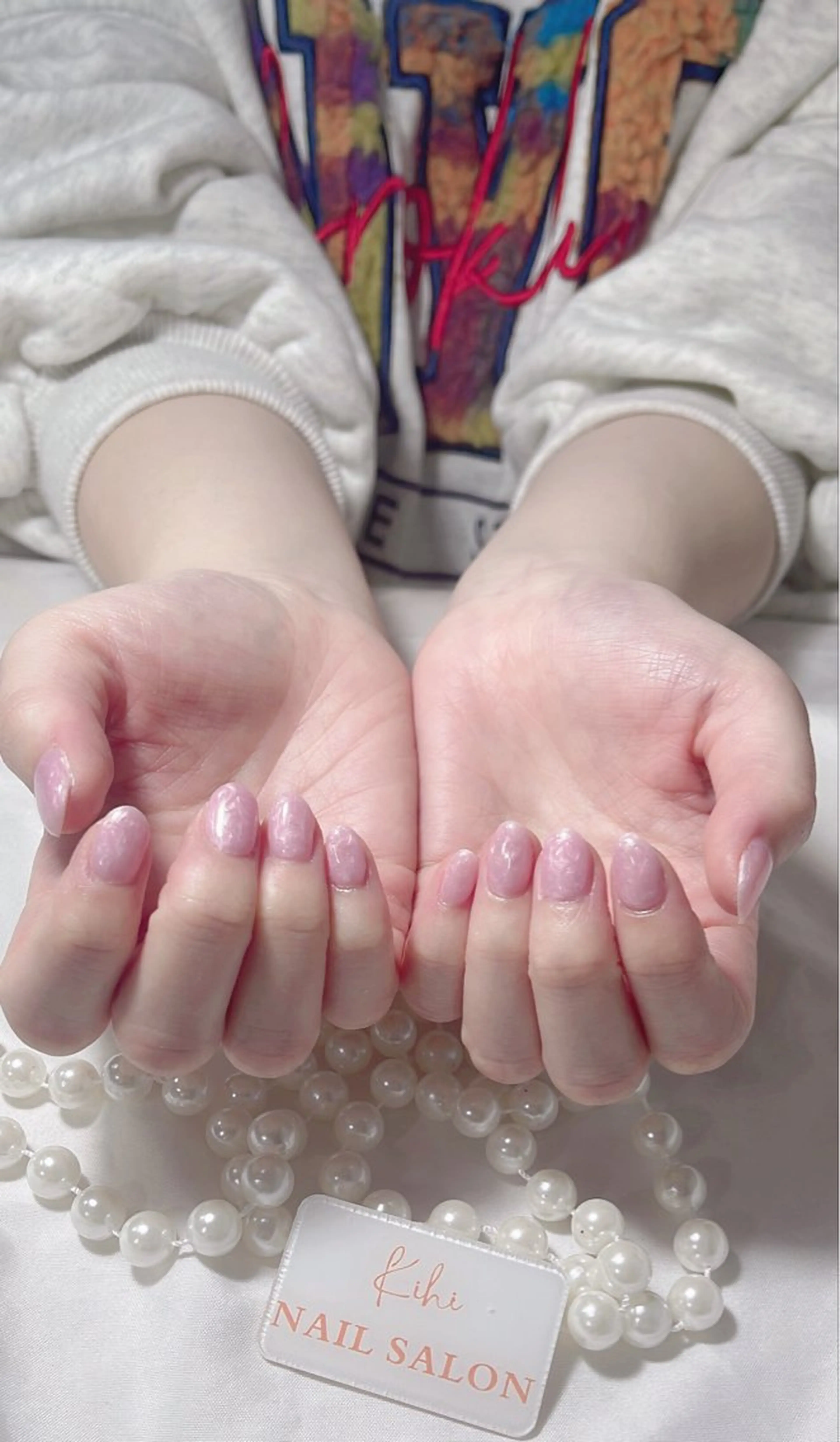 ネイル アートネイル フレンチネイル ジェルネイル グラデーション 韓国ネイル 村中 ハナのネイルデザイン