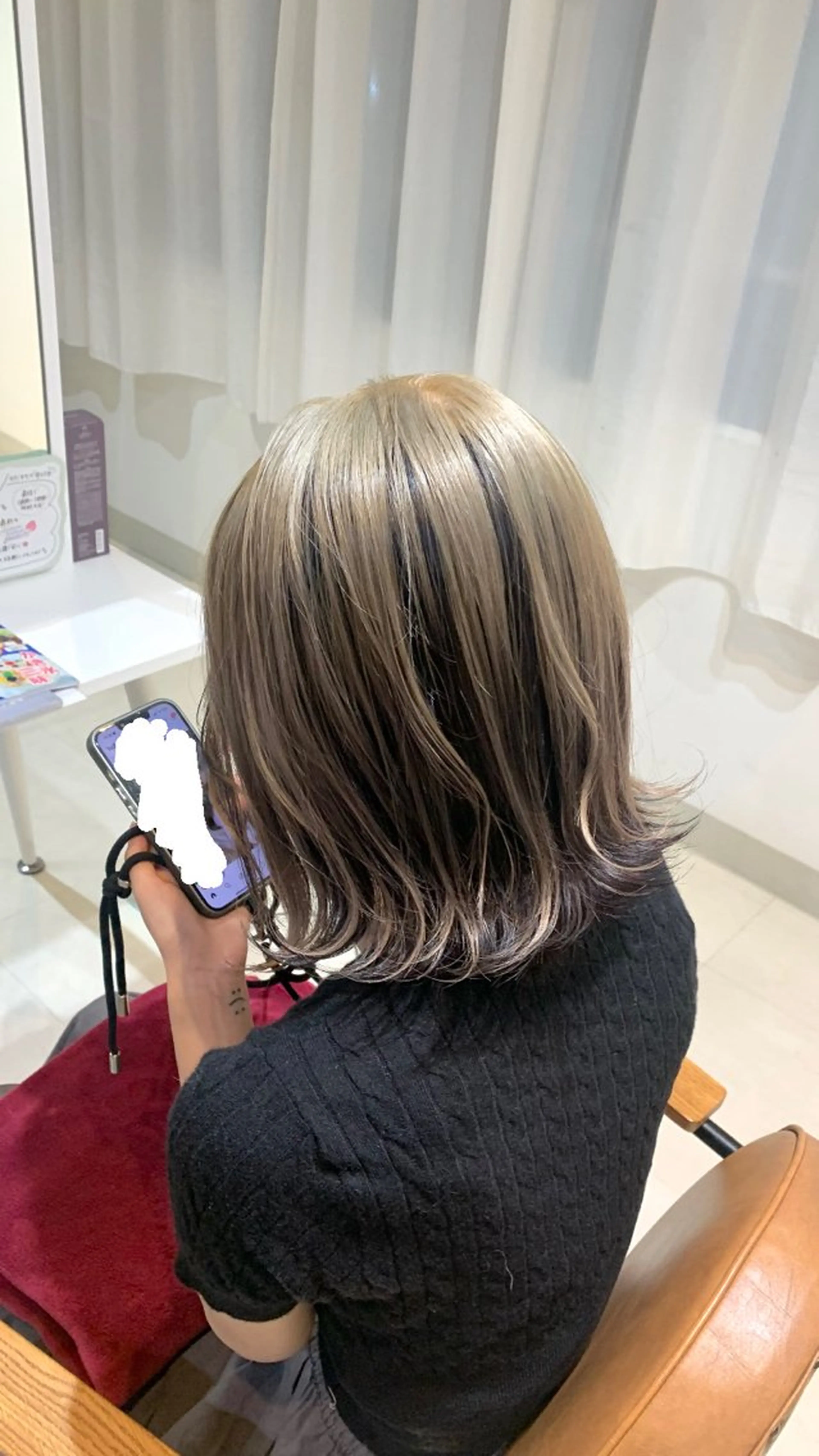 ミディアム annuy MIHANAのヘアスタイル