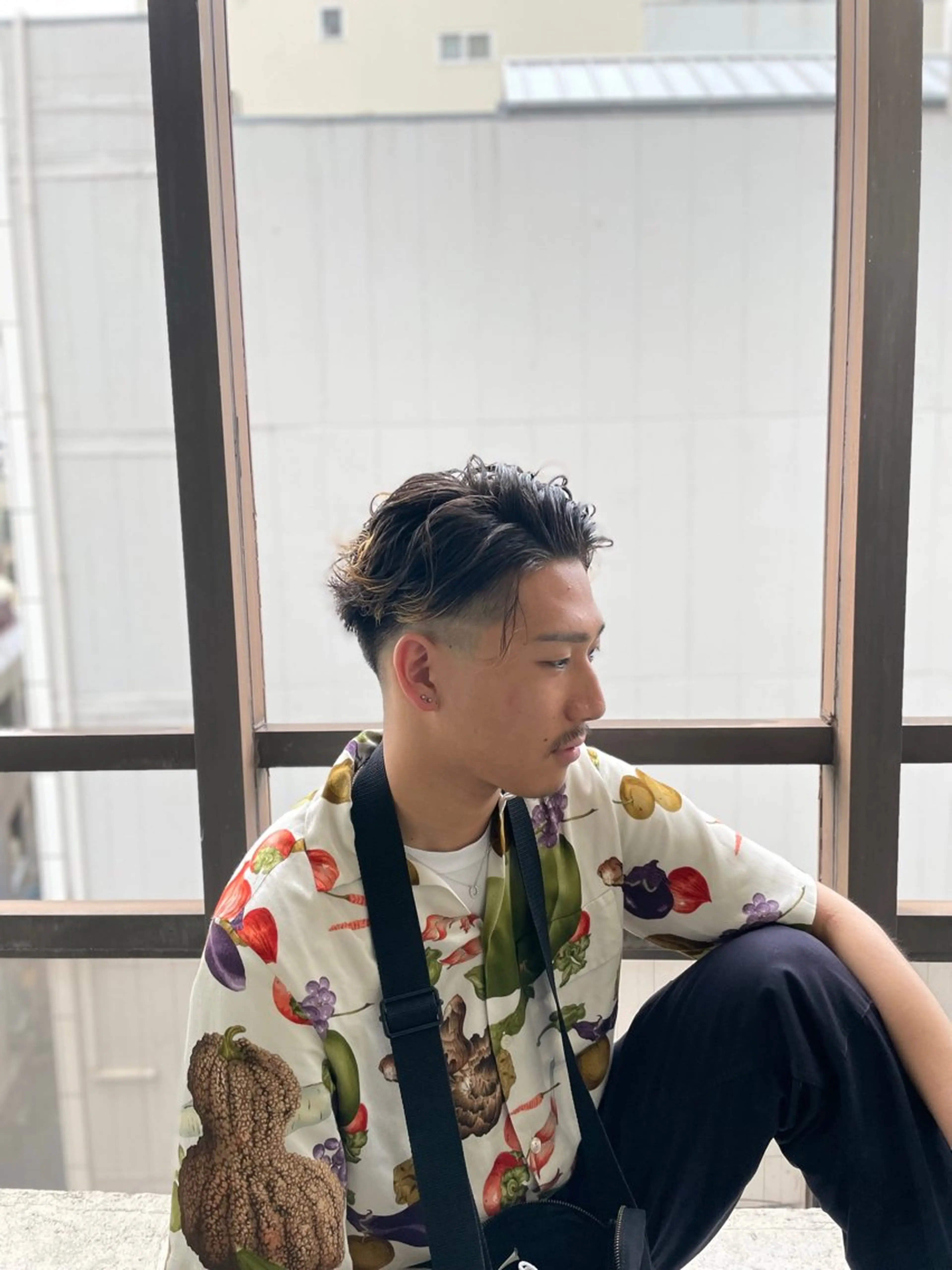 ショート カラー パーマ メンズ カット パーマ Stazio 54の眉毛・アイブロウイメージ