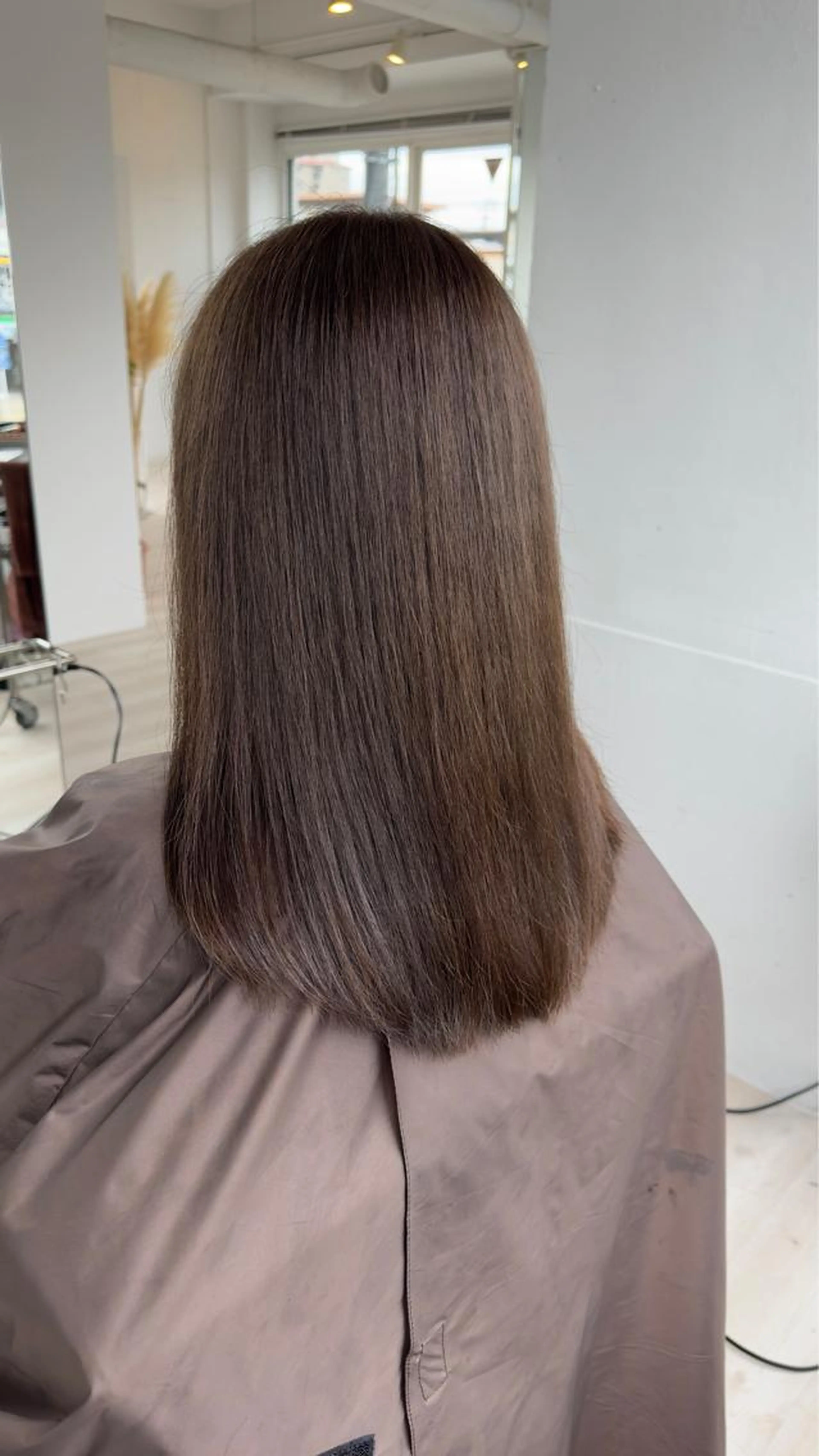 縮毛矯正フルコース（目安4時間）💇💇‍♀️カット＋縮毛矯正＋カラー＋トリートメントの写真