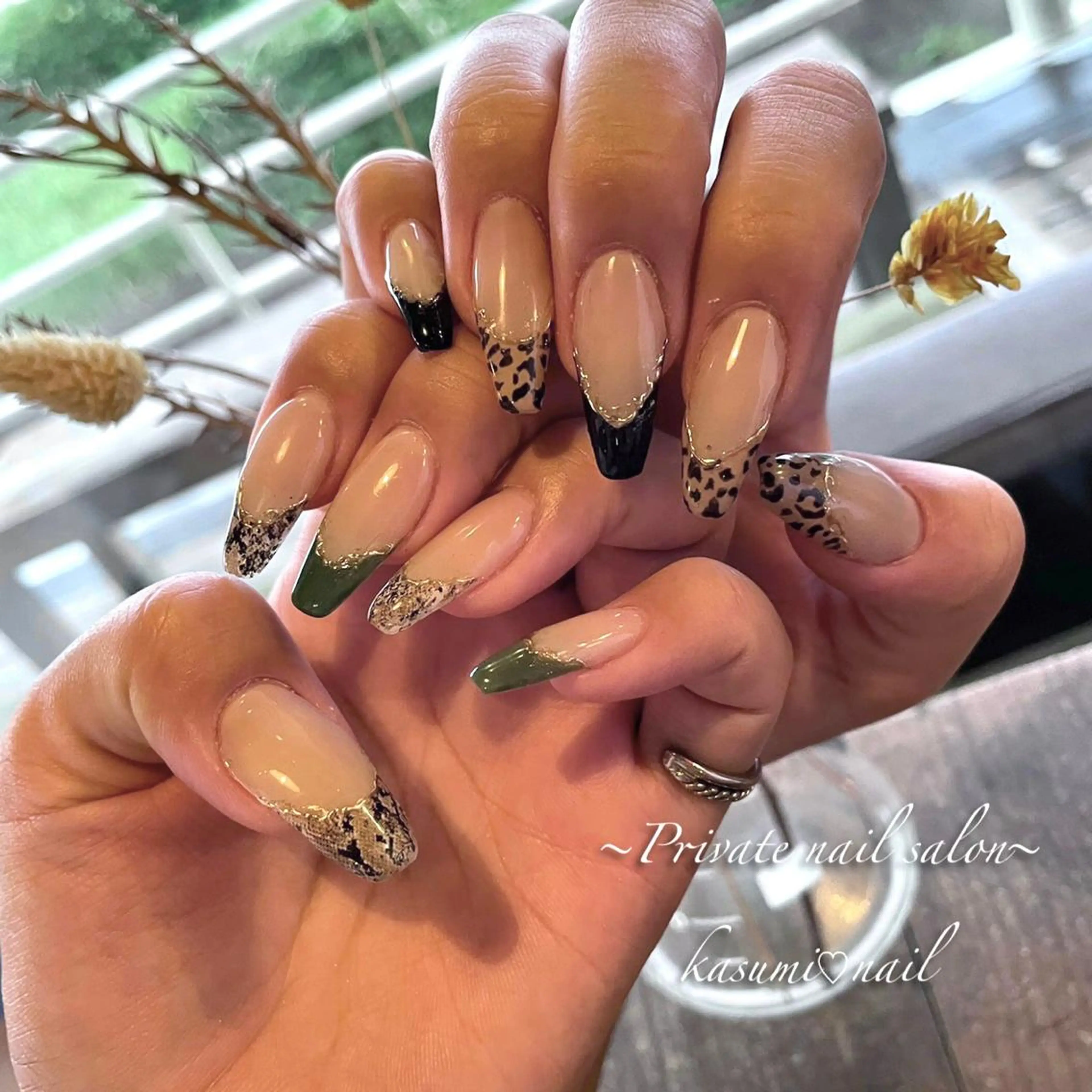 ネイル アートネイル ラメ(グリッター) マグネットネイル ミラーネイル ニュアンスネイル KASUMI♡ Nailのネイルデザイン