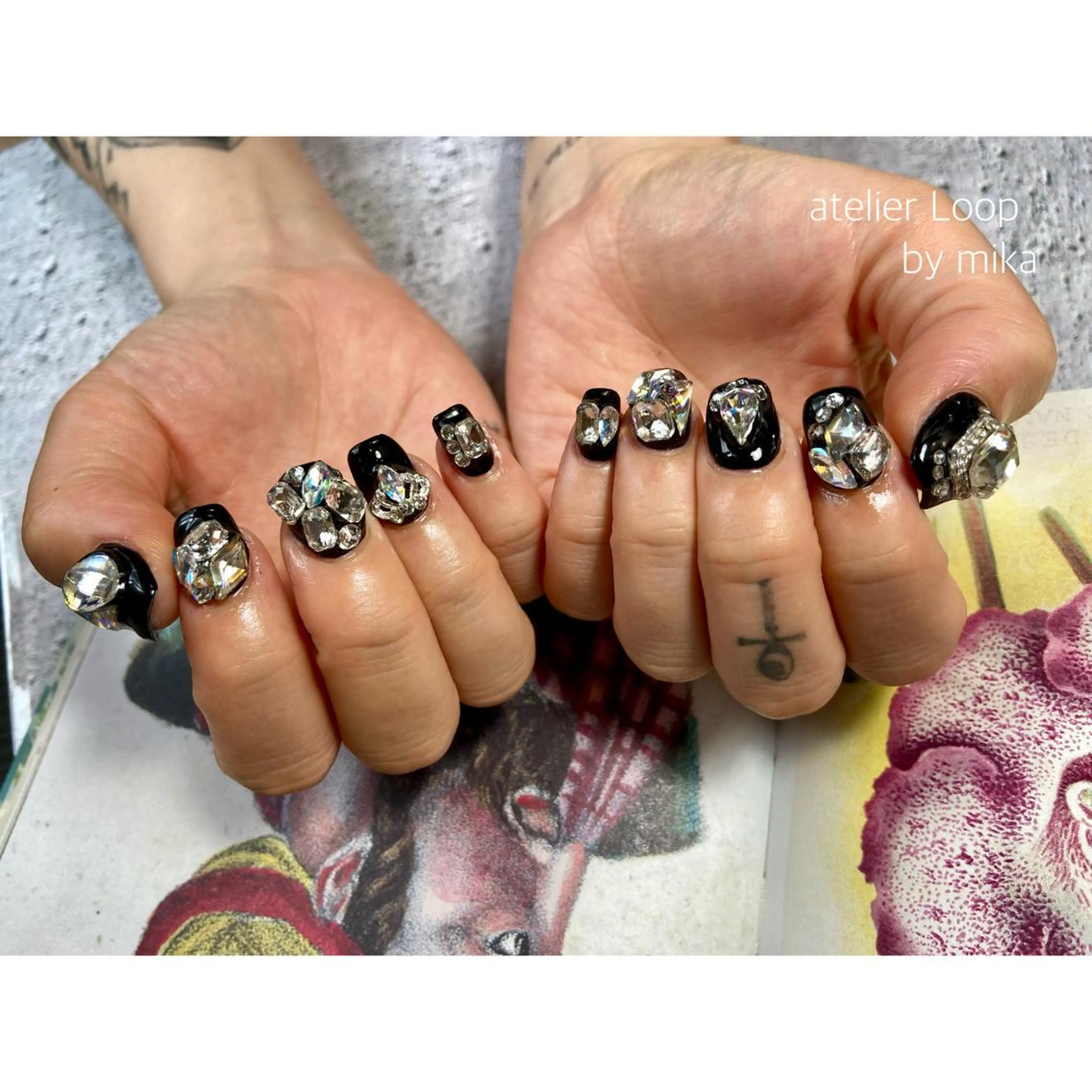 ネイル ワンカラーネイル atelierLoopbyshiho所属・atelier Loop♪MIKAのネイルデザイン