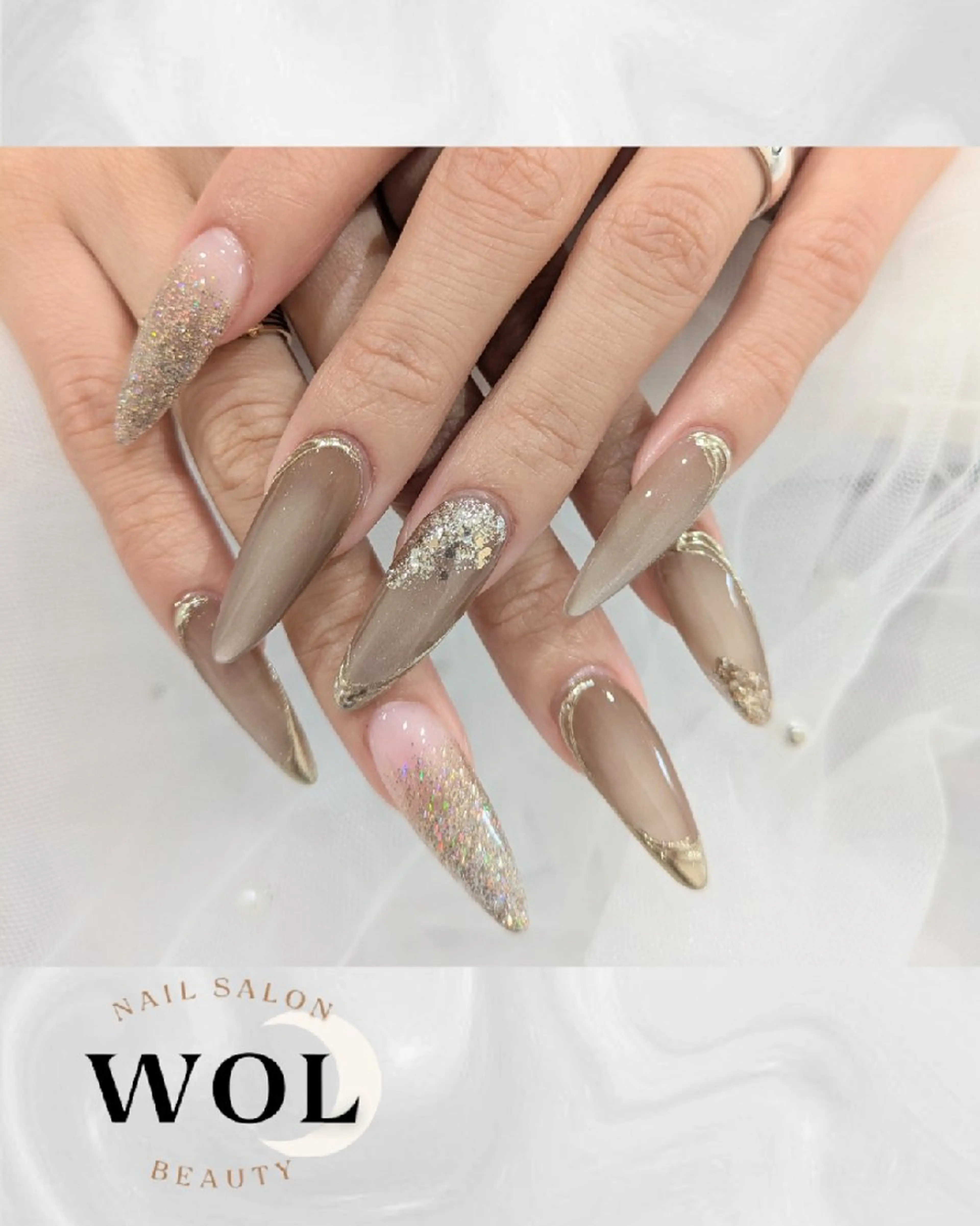 ネイル ハンドネイル nailsalon🌙WOL所属・WOL🌙 momokoのネイルデザイン