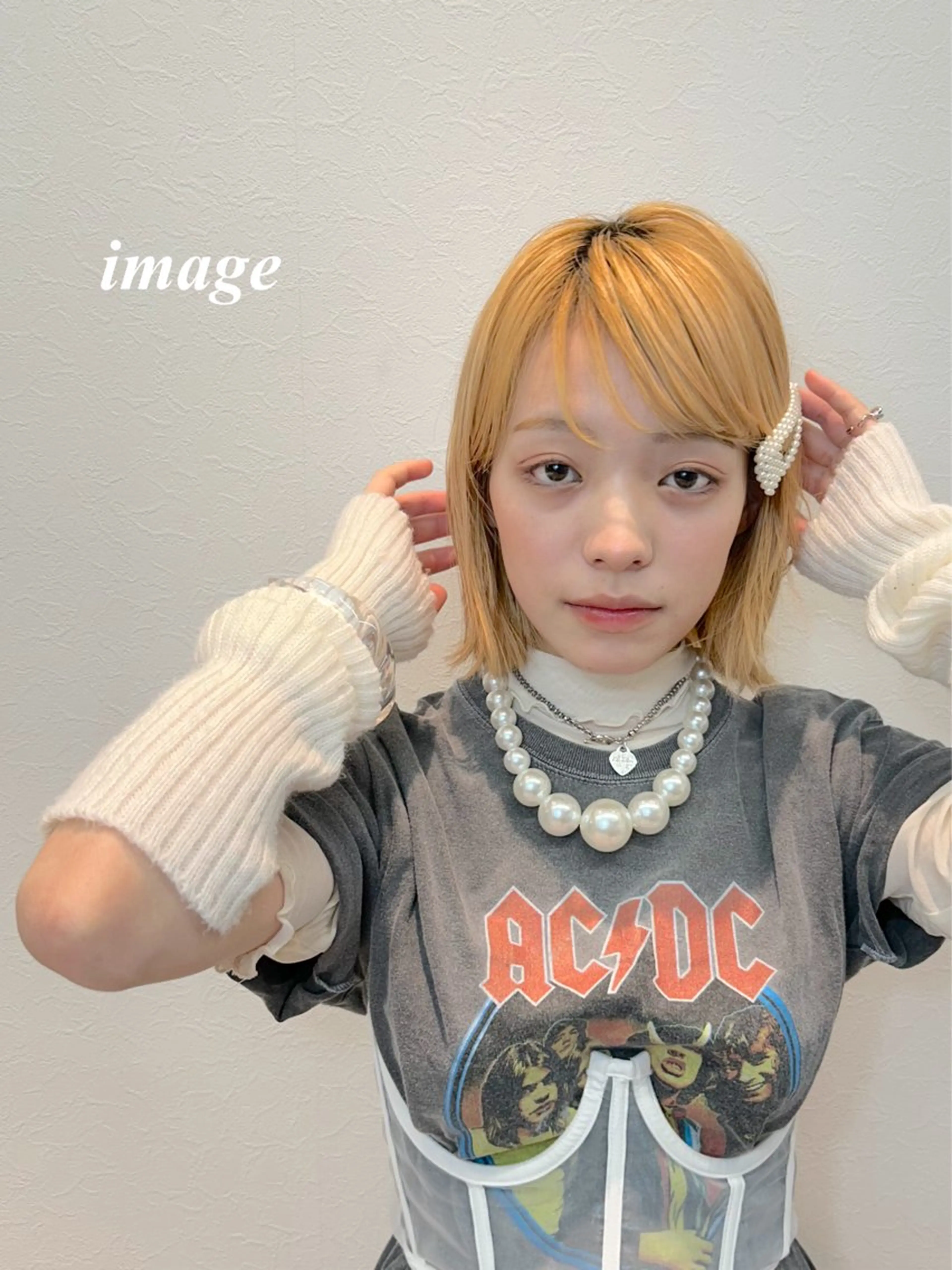 ミディアム カラー ブリーチ ヘアカラー トリートメント ピンクカラー🎀/ ミルクティー🍼花音のヘアスタイル