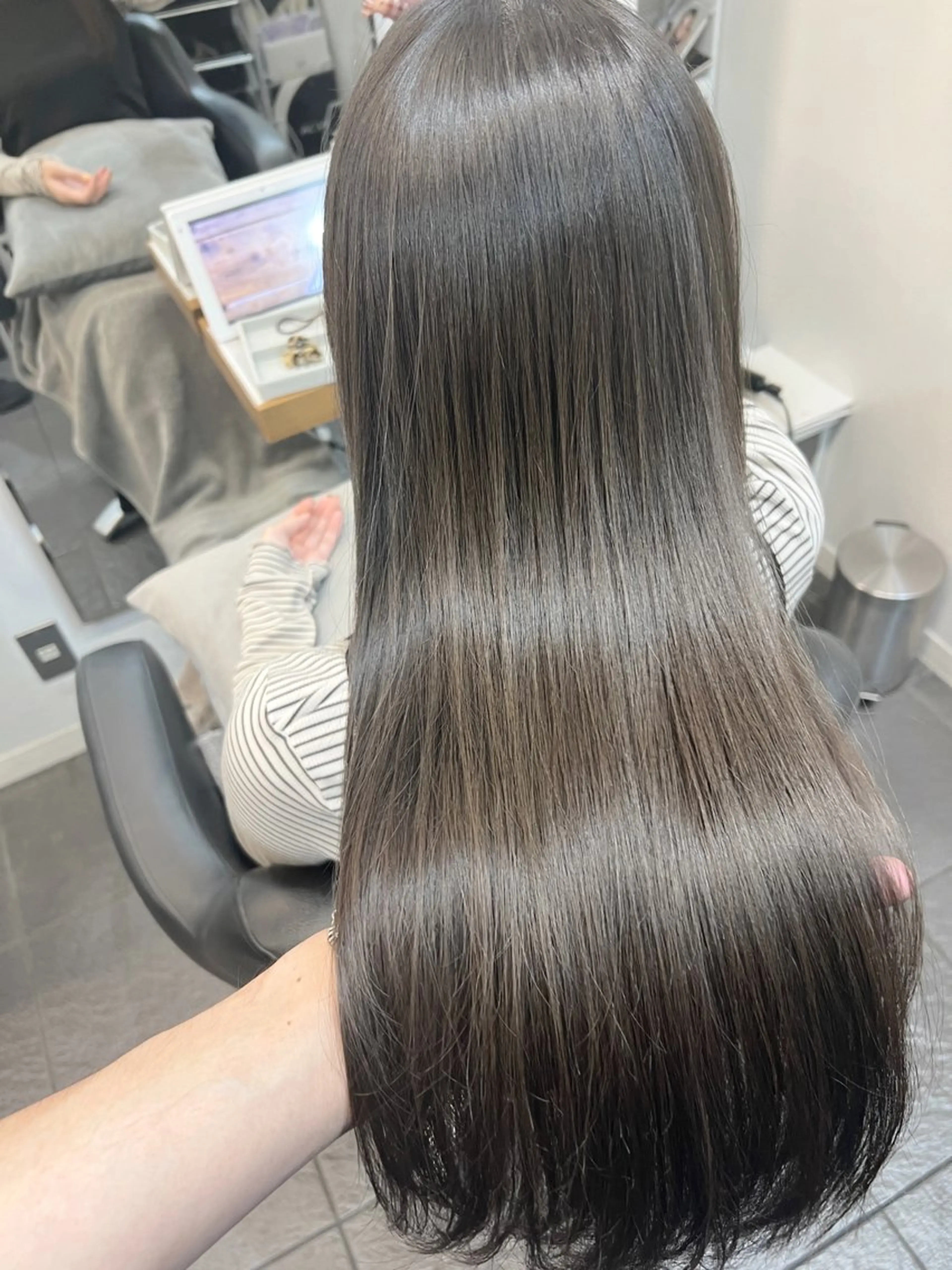 カラー グレージュ オリーブグレージュ オリーブグレー ヘアカラー トリートメント ヘッドスパ グレージュ/髪質改善 Yamato.hのヘアスタイル