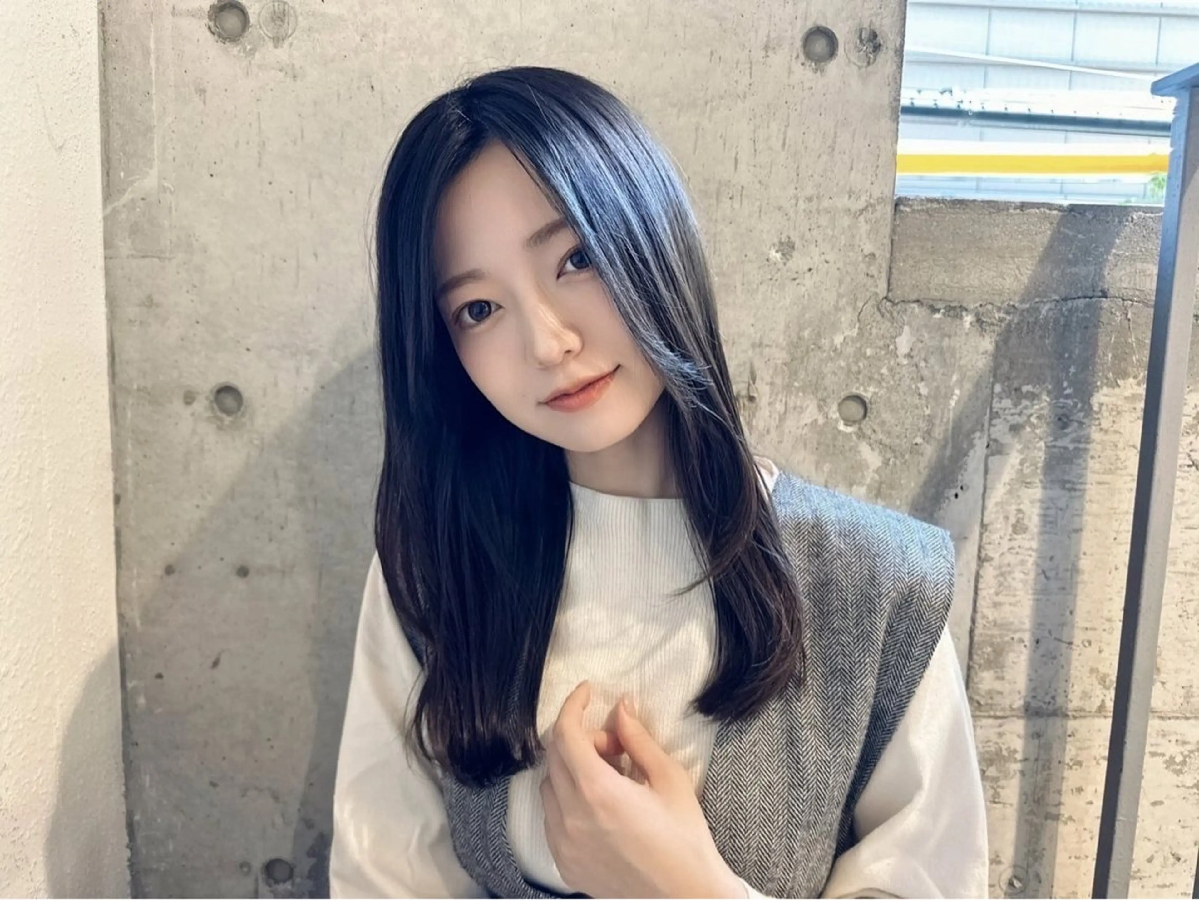 セミロング 平田 勝也のヘアスタイル