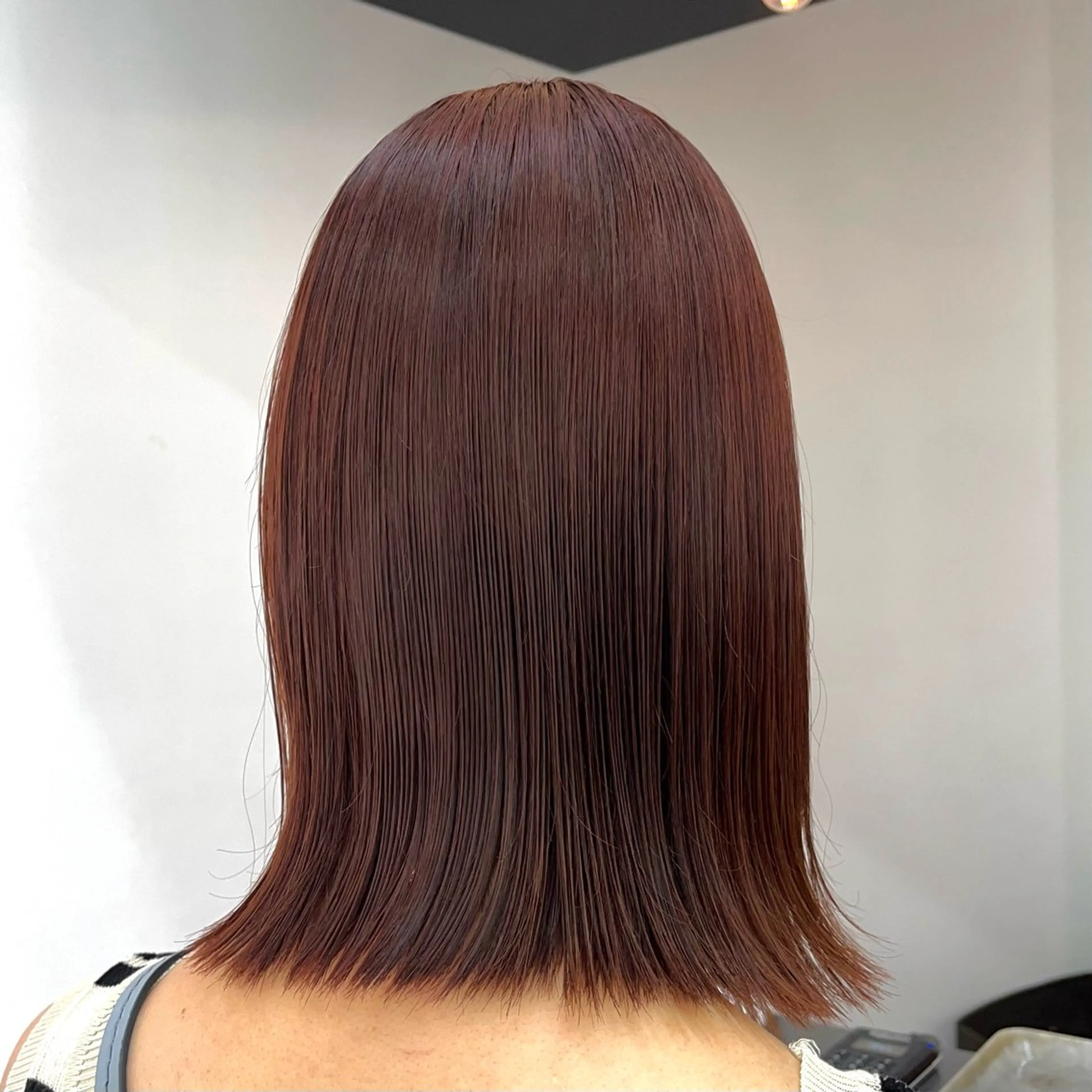 ミディアム カラー ヘアカラー トリートメント GO TODAY SHAiRE SALON 原宿本店所属・ボブ/レイヤー/ ハッシュカット/河内のヘアスタイル