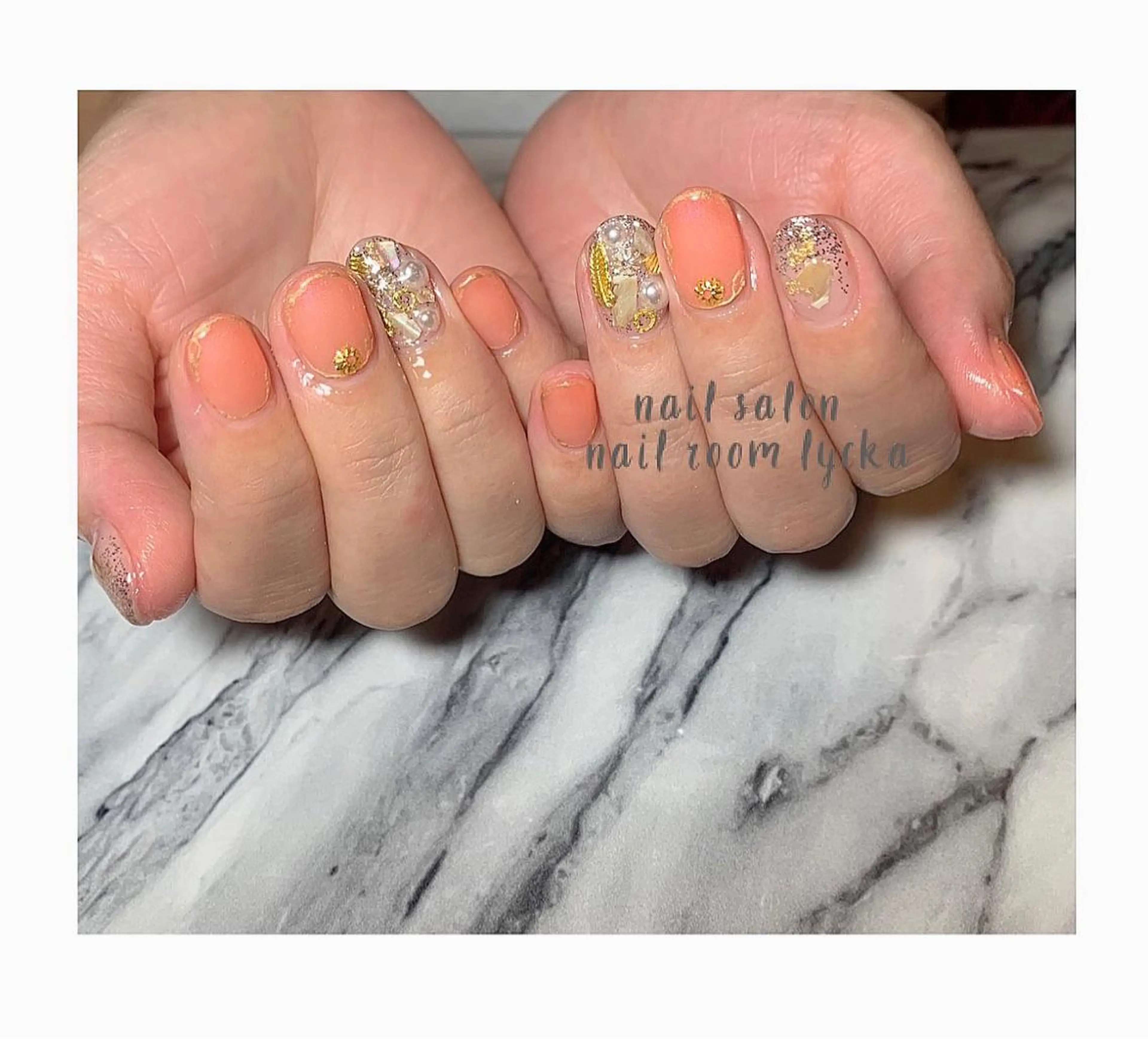 ネイル ﾈｲﾙﾙｰﾑﾘｯｶ 𝐦𝐚𝐲𝐮のネイルデザイン