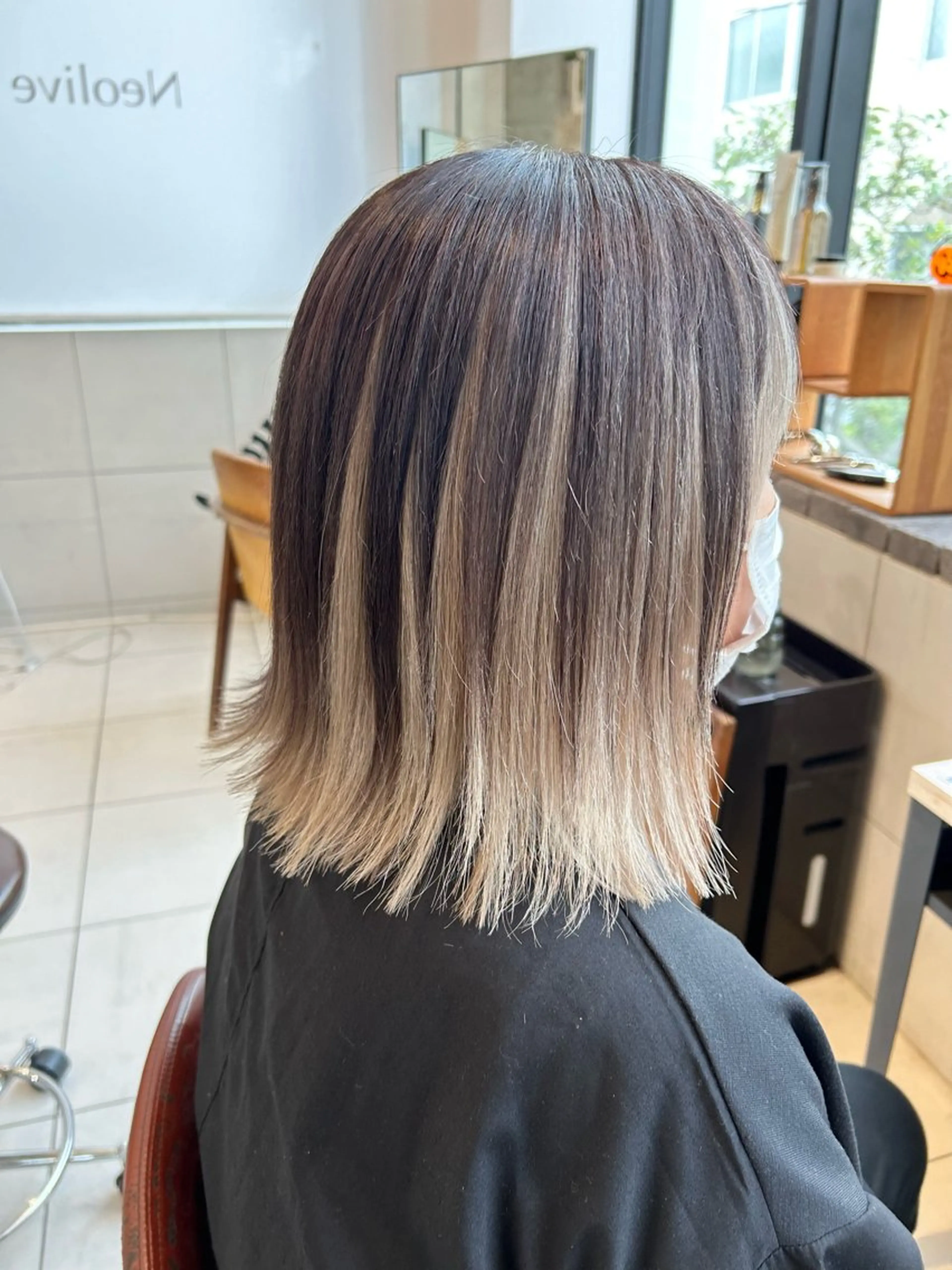 ミディアム カラー ヘアカラー 艶カラー/耳つぼ/ 渡辺奈緒のその他イメージ