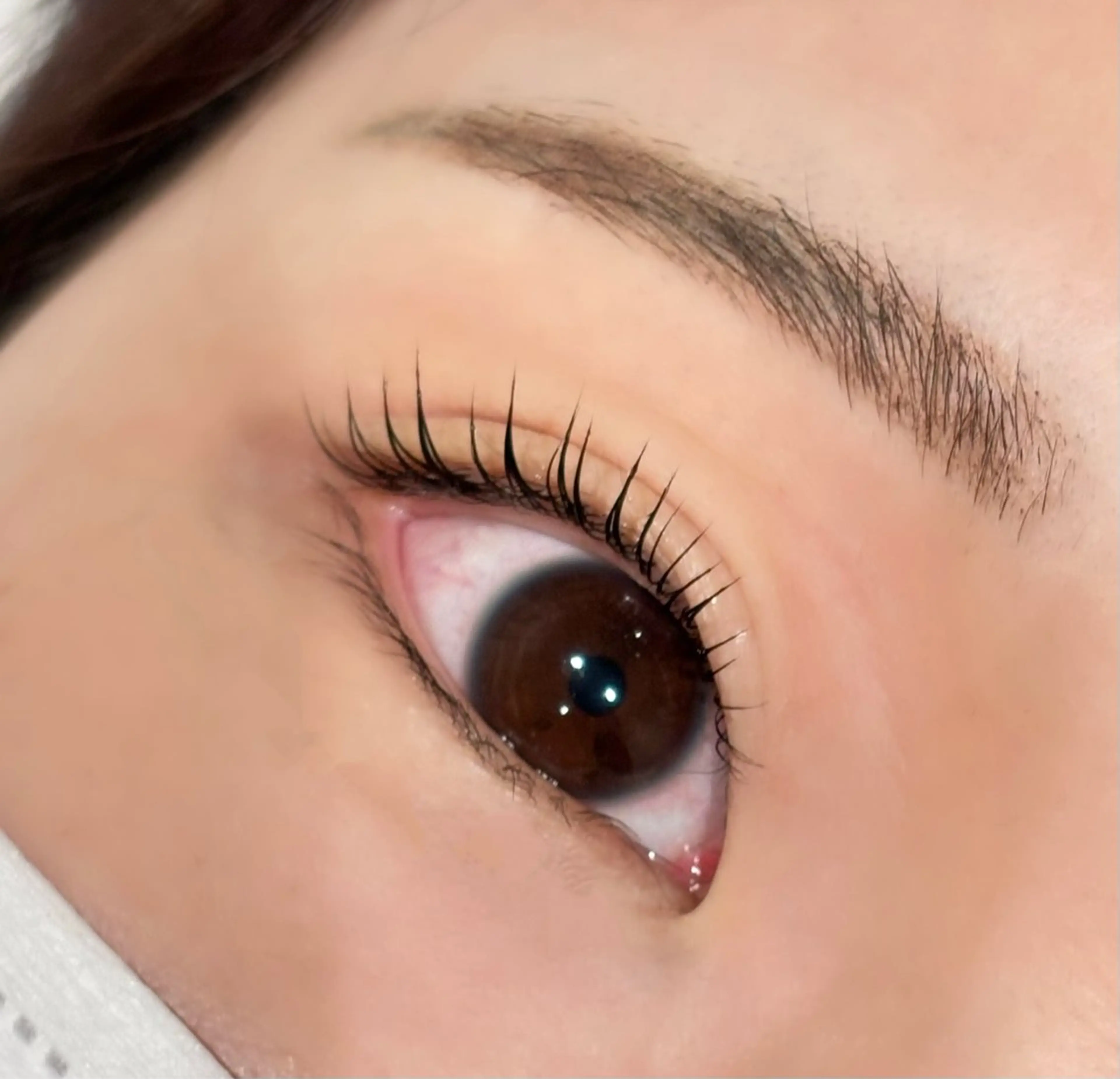 マツエク・マツパ 一重×まつ毛パーマ マツパ 平田 春菜のマツエク・マツパデザイン