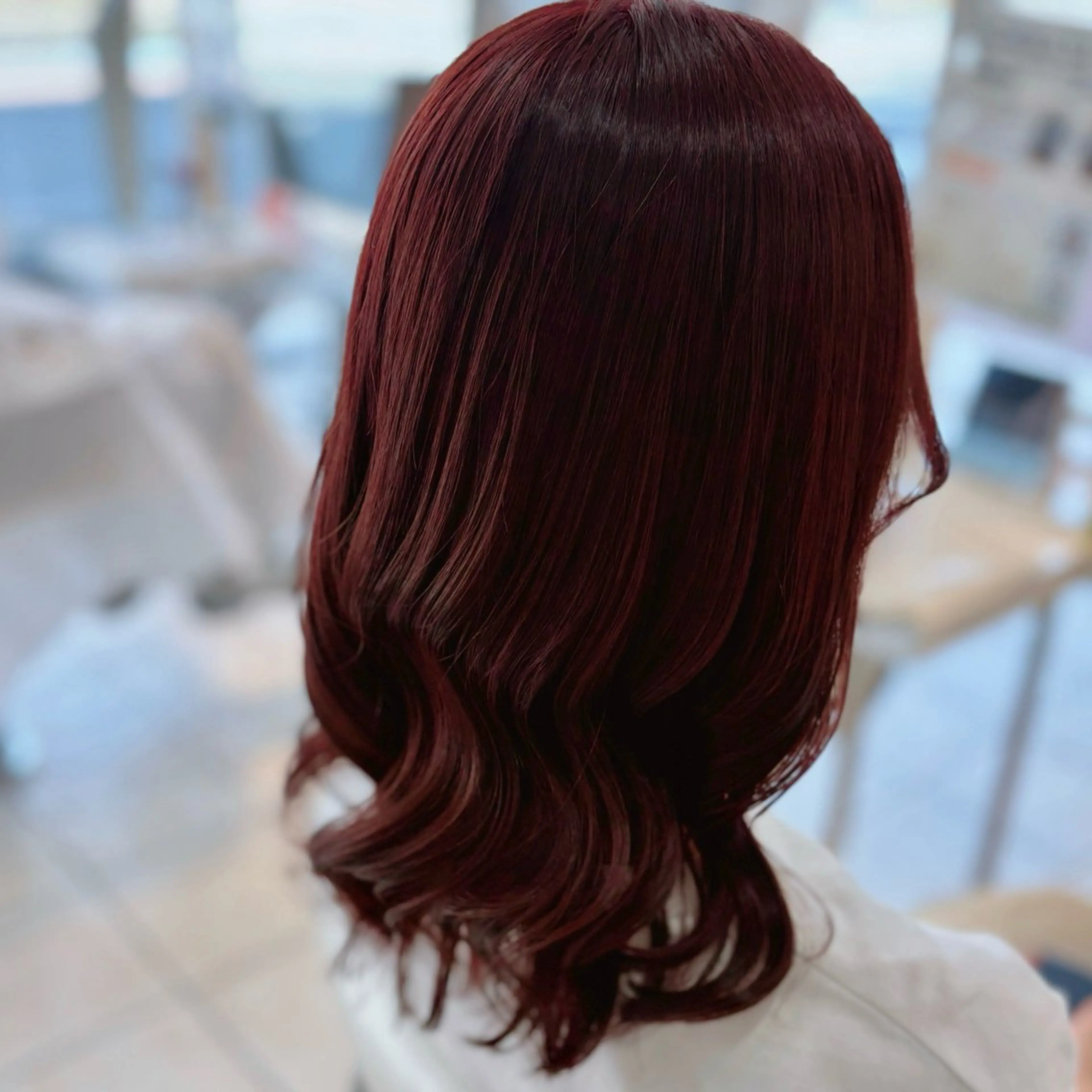 セミロング カラー ブリーチ 透明感カラー ダブルカラー ブリーチなしカラー ブリーチ/ヘアセット 【𝙍𝙞𝙣𝙤】のヘアスタイル