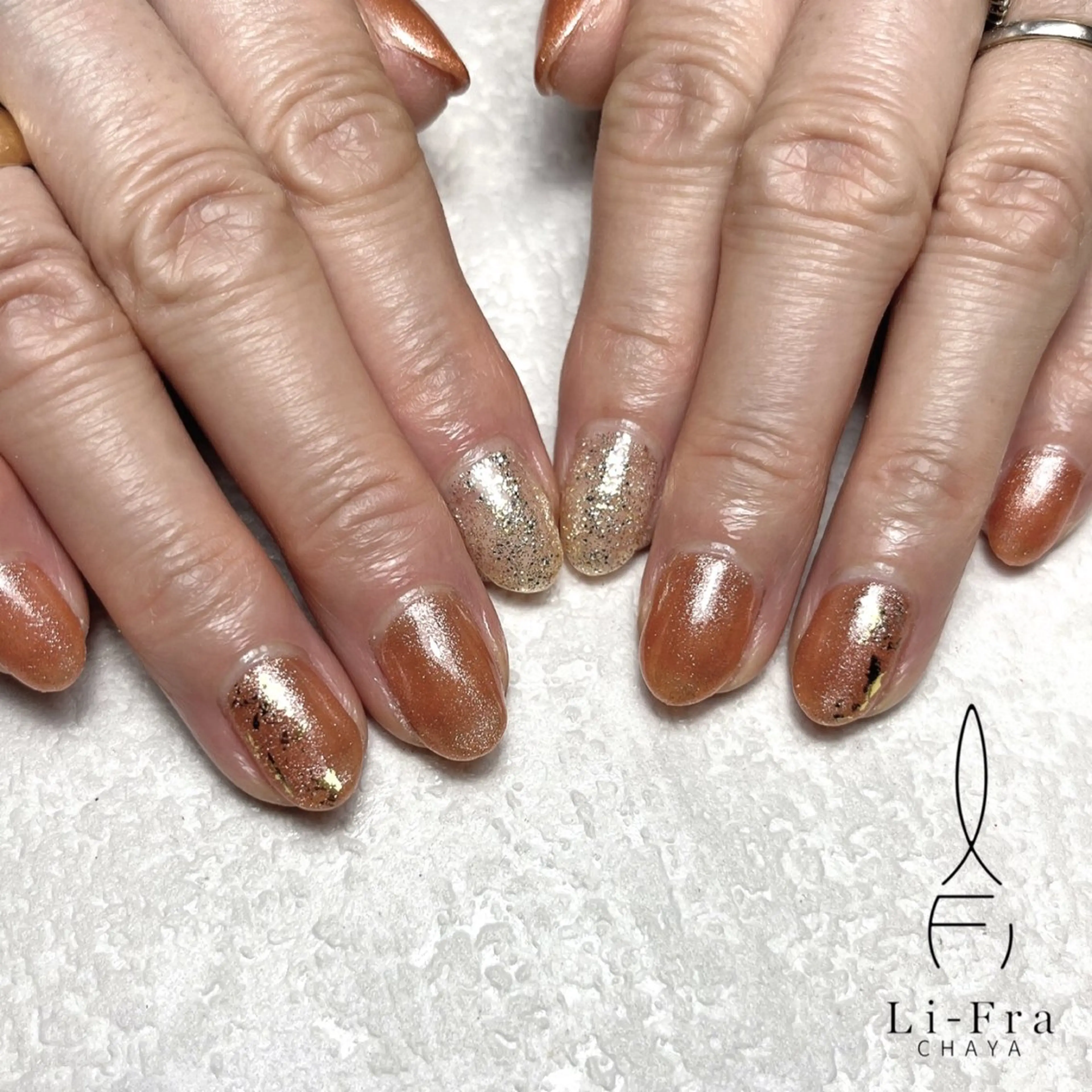 ネイル アートネイル ハンドネイル フットネイル Li-Fra 神野さやのネイルデザイン