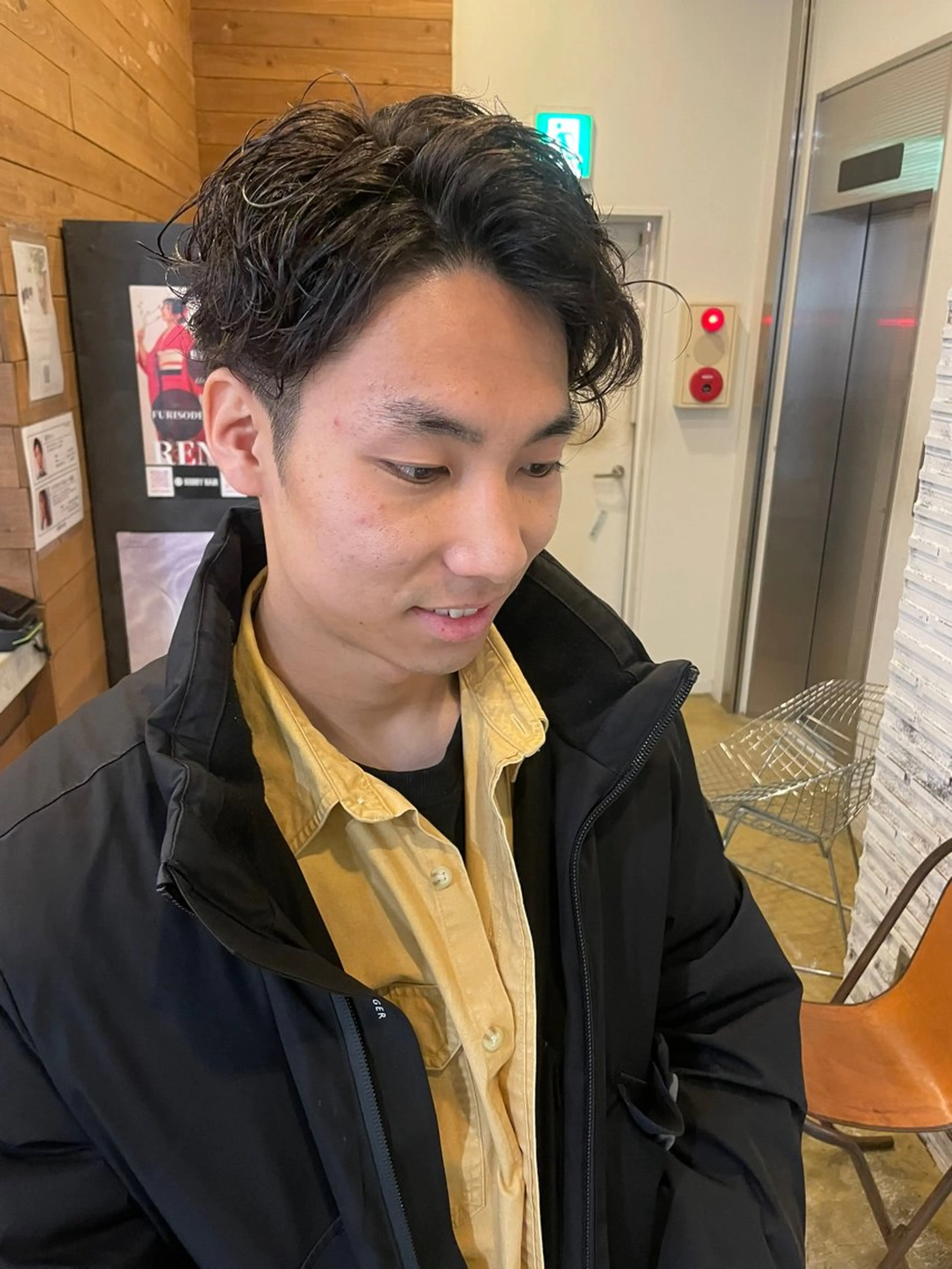 ショート パーマ メンズ パーマ特化 motooのヘアスタイル