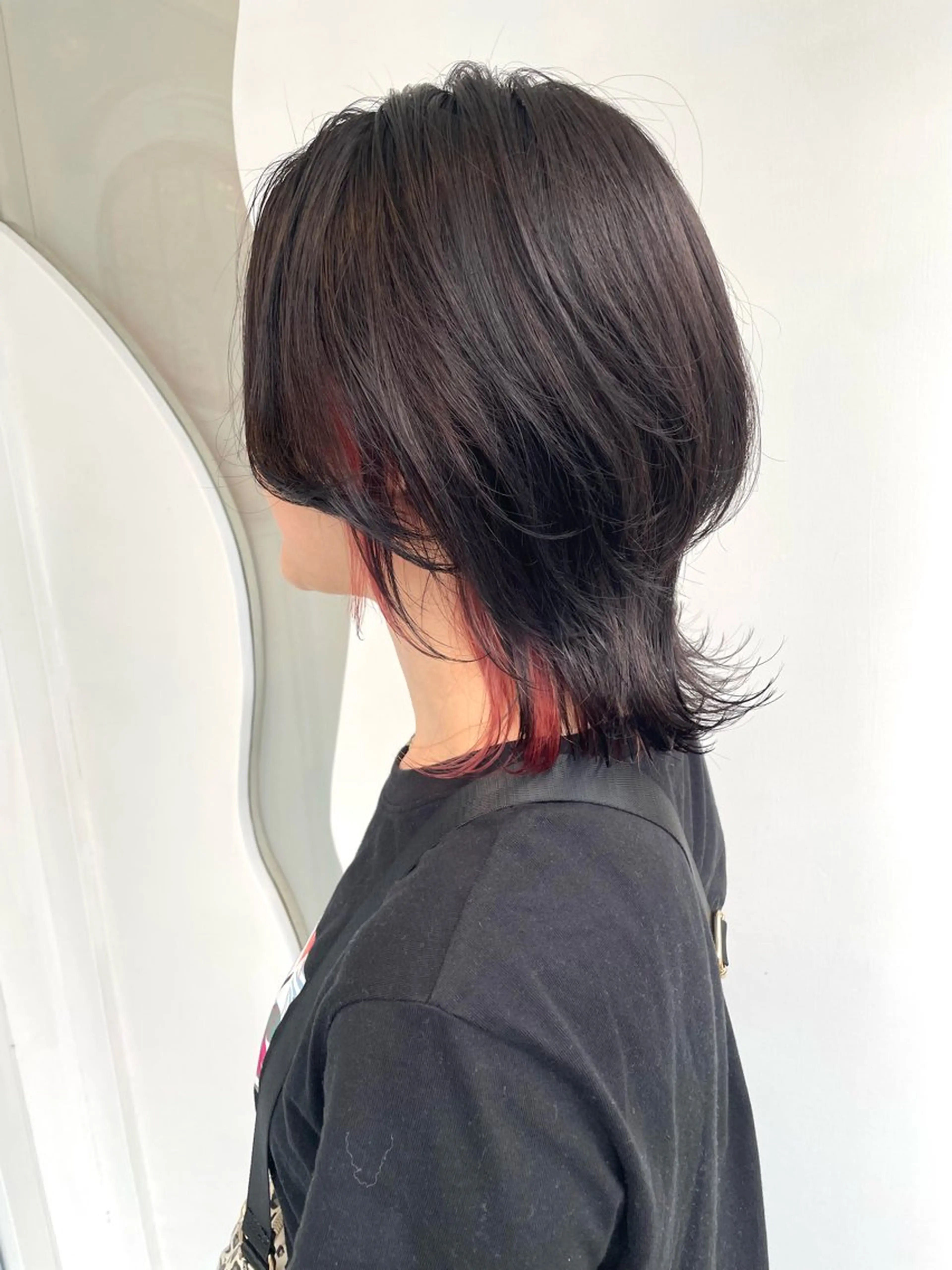 ミディアム ウルフカット 🐺高椋 海/ウルフ/レイヤーのヘアスタイル