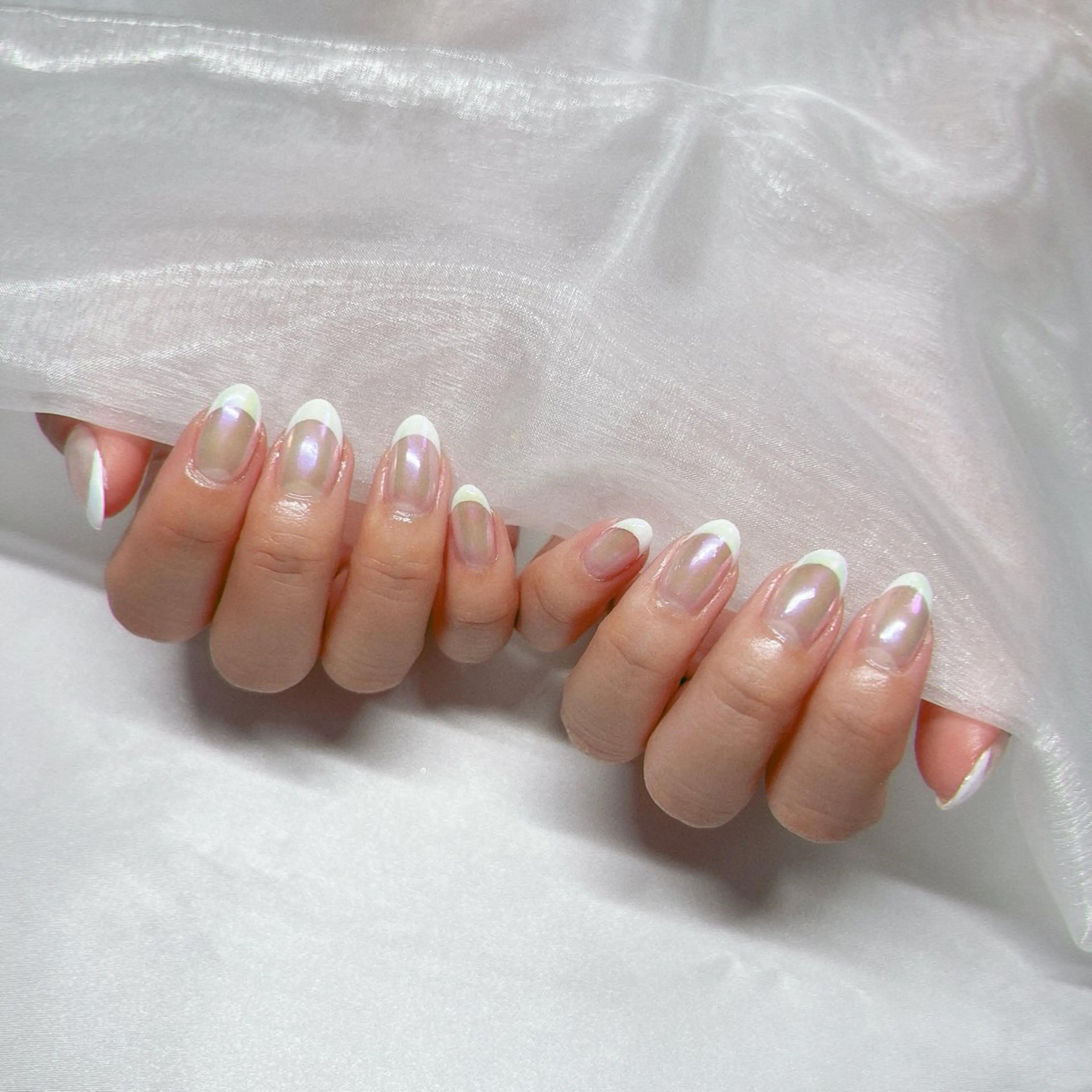 ネイル ジェルネイル 韓国ネイル ラメ(グリッター) マグネットネイル ミラーネイル ハンドネイル -nail salon-Reward所属・nail salon Rewardのネイルデザイン