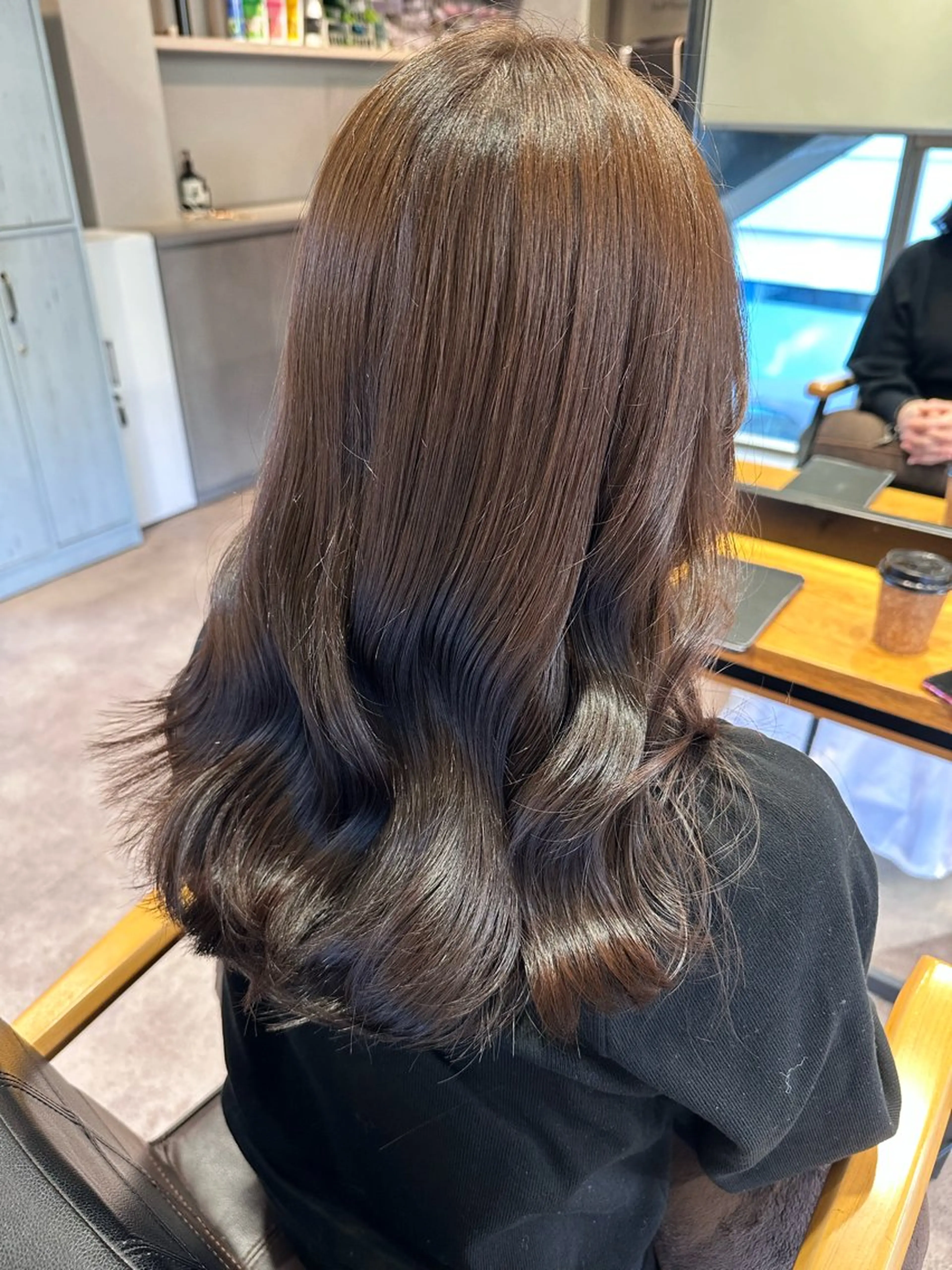 ロング カラー ヘアカラー トリートメント 韓国風/オシャレ /縮毛矯正/滝口琴未のヘアスタイル