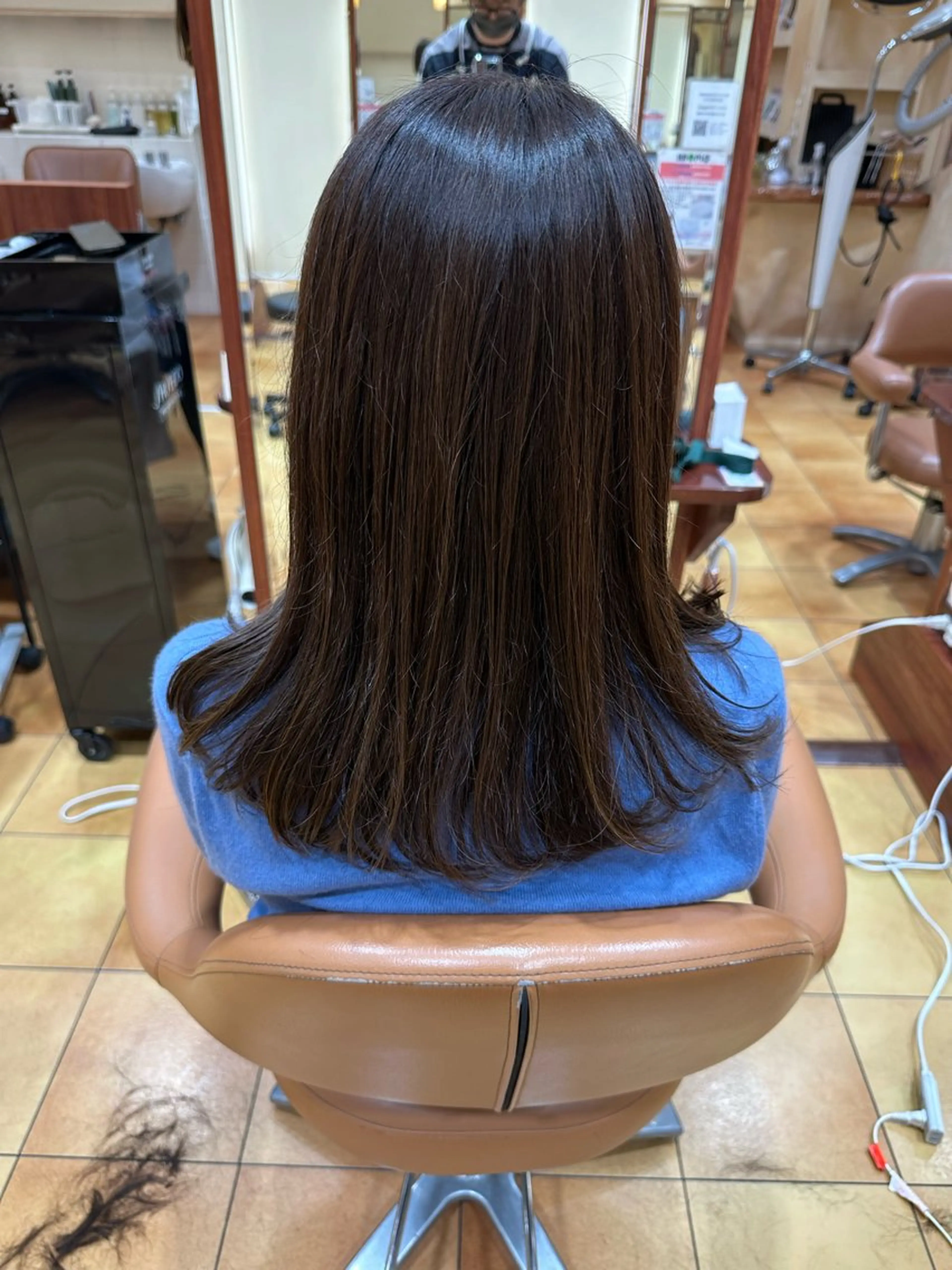 セミロング 小顔ボブ/お悩み解決 /ボブパーマ/とういのヘアスタイル